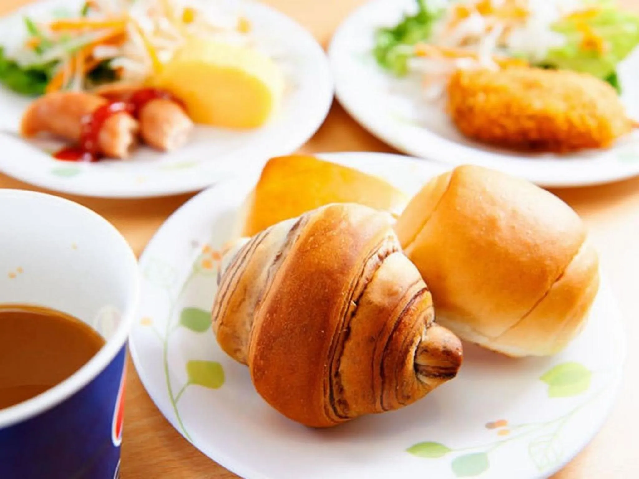 Buffet breakfast in Super Hotel Minamata