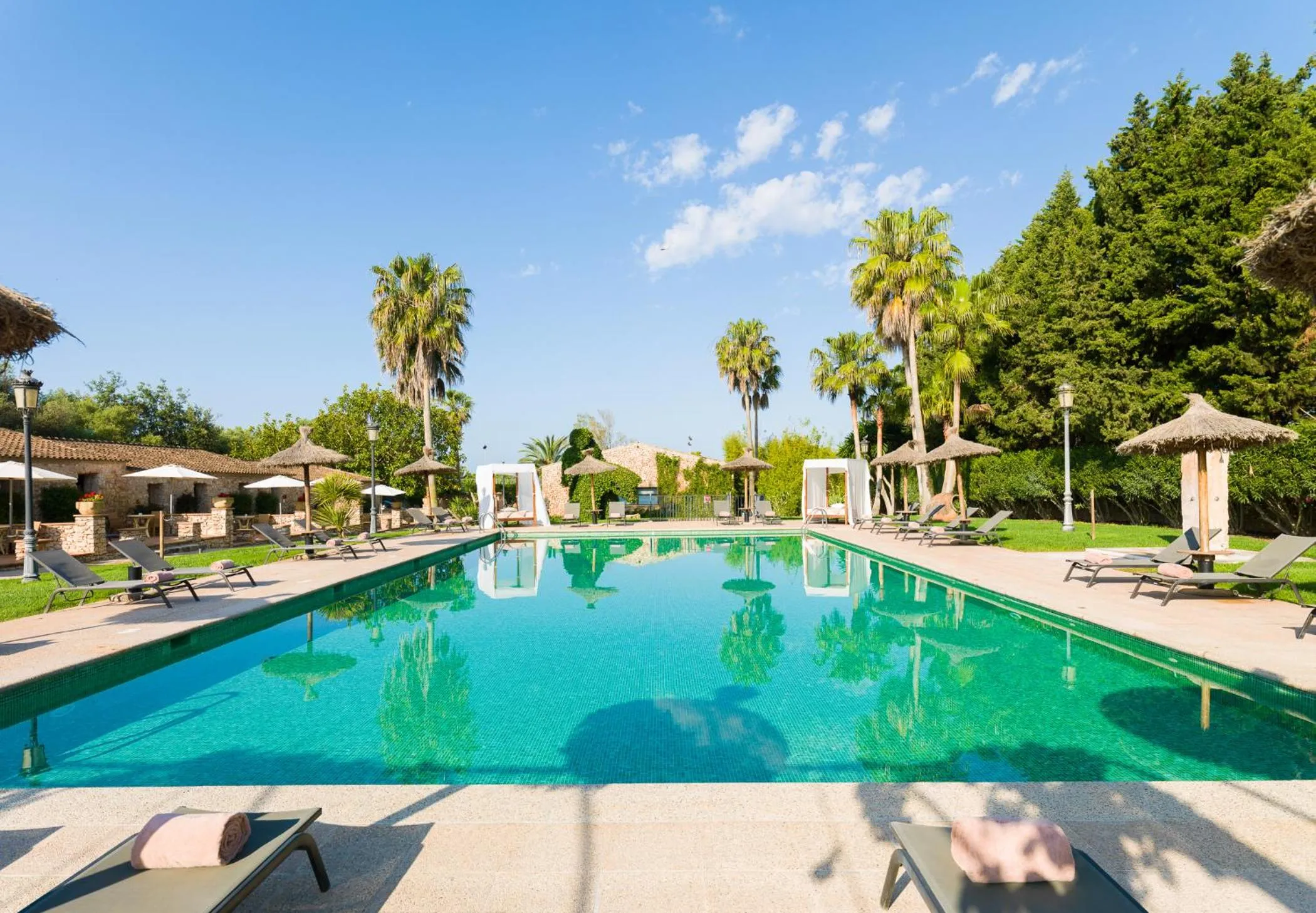 Swimming pool in Sa Bassa Rotja Ecoturisme