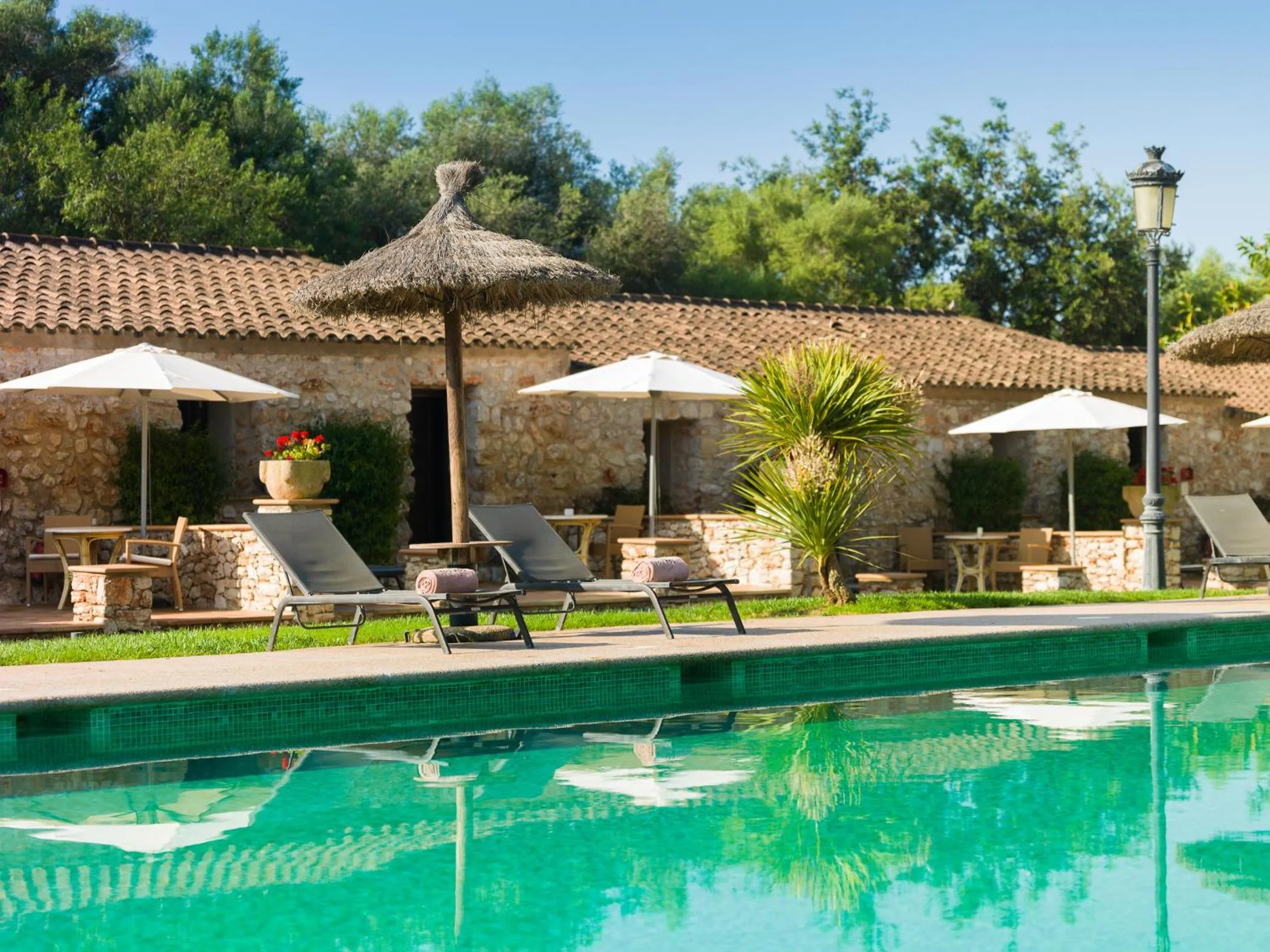 Swimming pool in Sa Bassa Rotja Ecoturisme