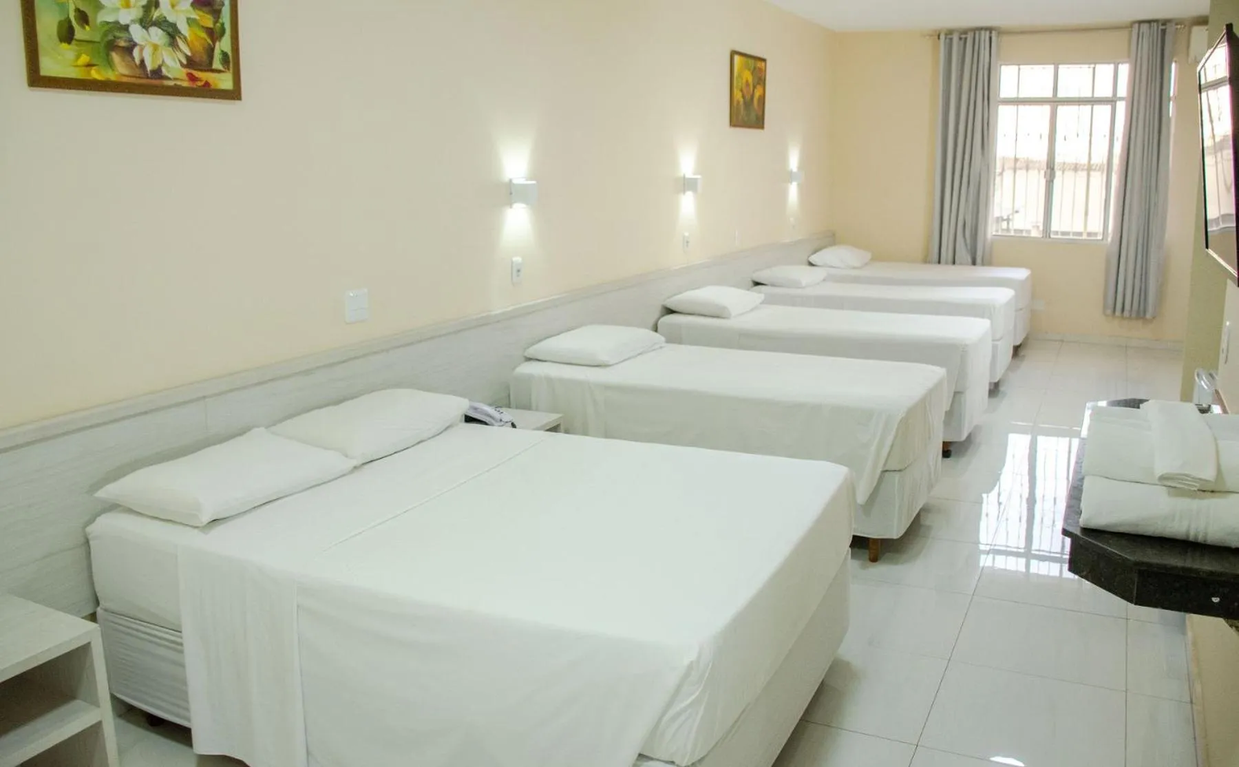 Bedroom, Bed in Hotel Dan Inn Express Foz do Iguaçu By Nacional Inn