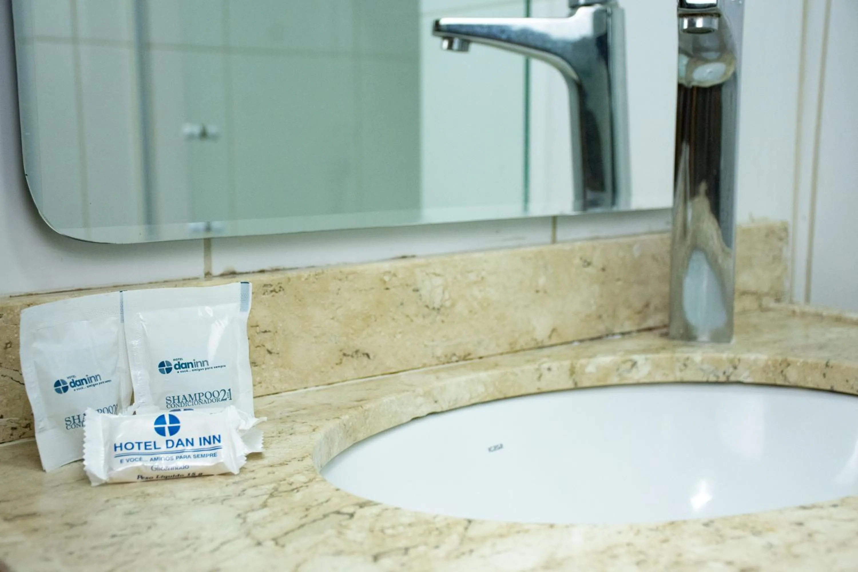 Bathroom in Hotel Dan Inn Express Foz do Iguaçu By Nacional Inn