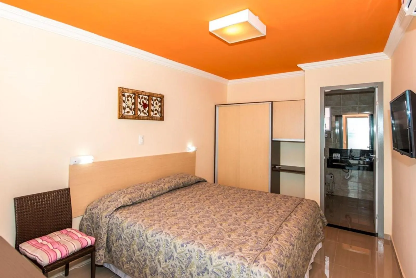 Bed in Hotel Areia de Ouro