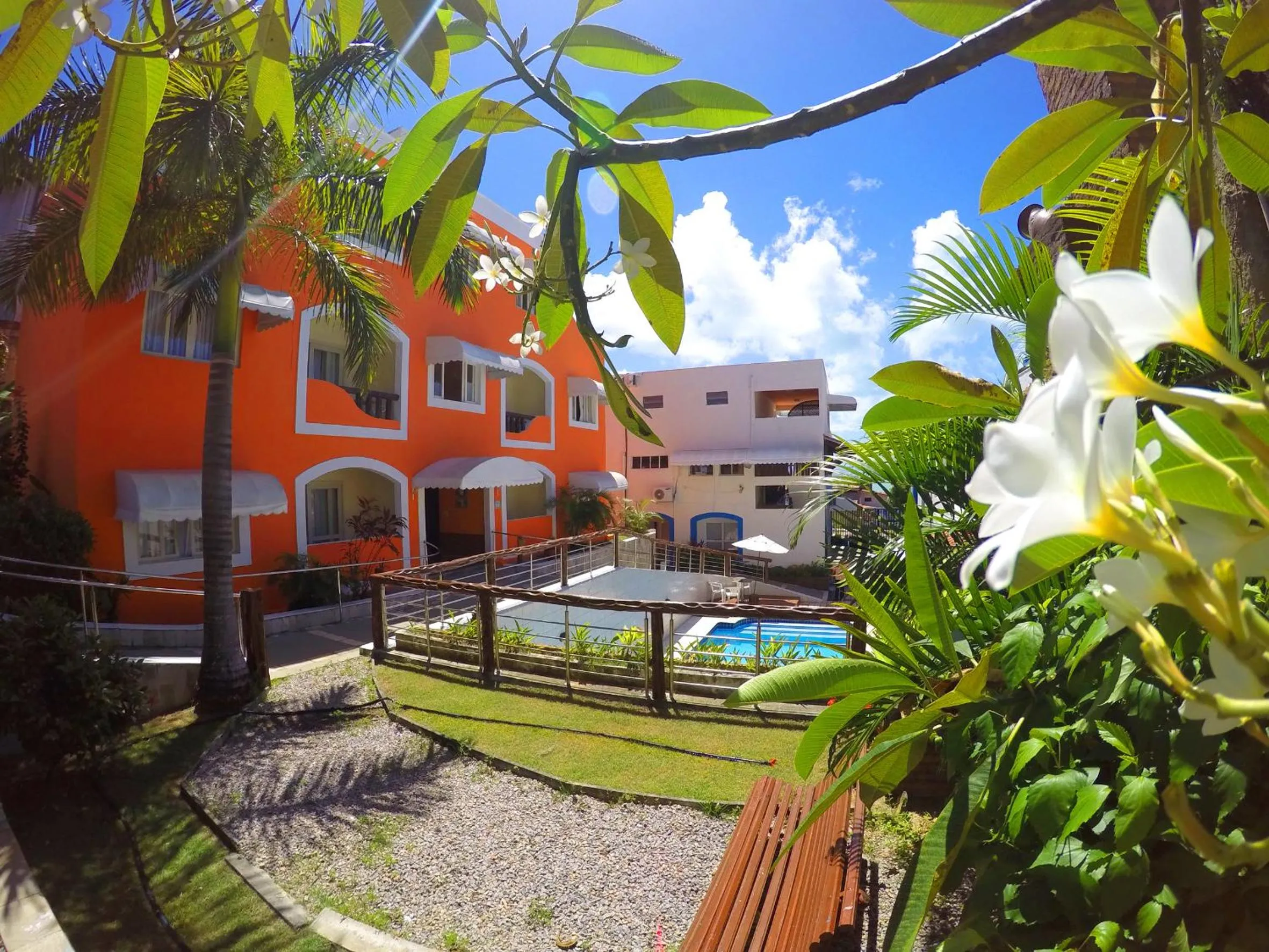 Garden view in Hotel Areia de Ouro