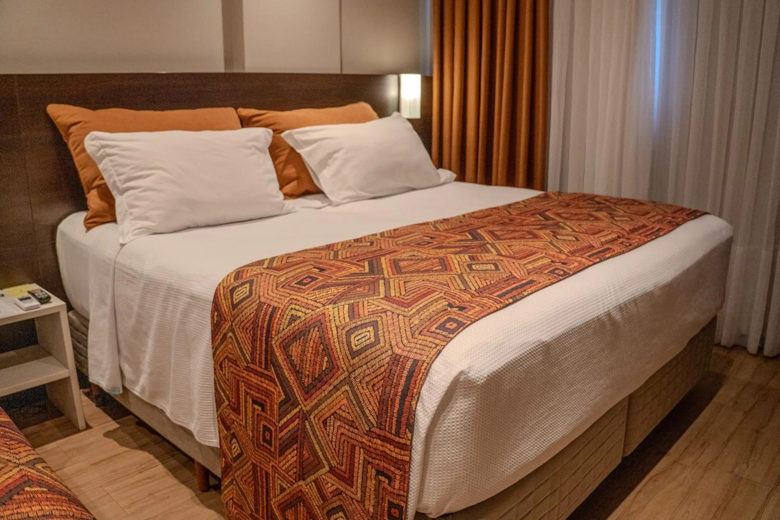 Bed in Hotel Plaza Camboriú