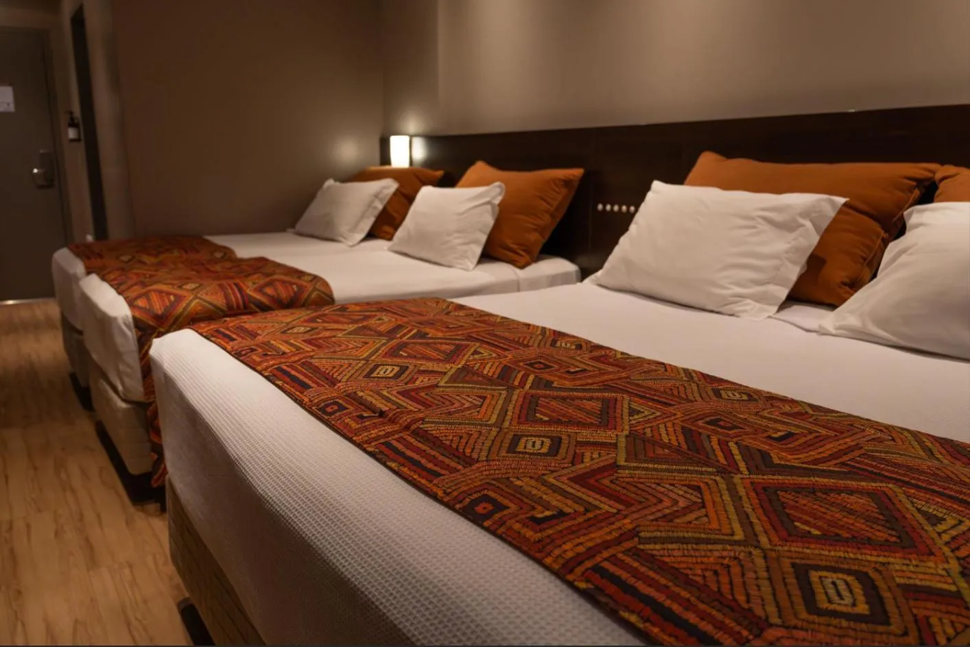 Bed in Hotel Plaza Camboriú