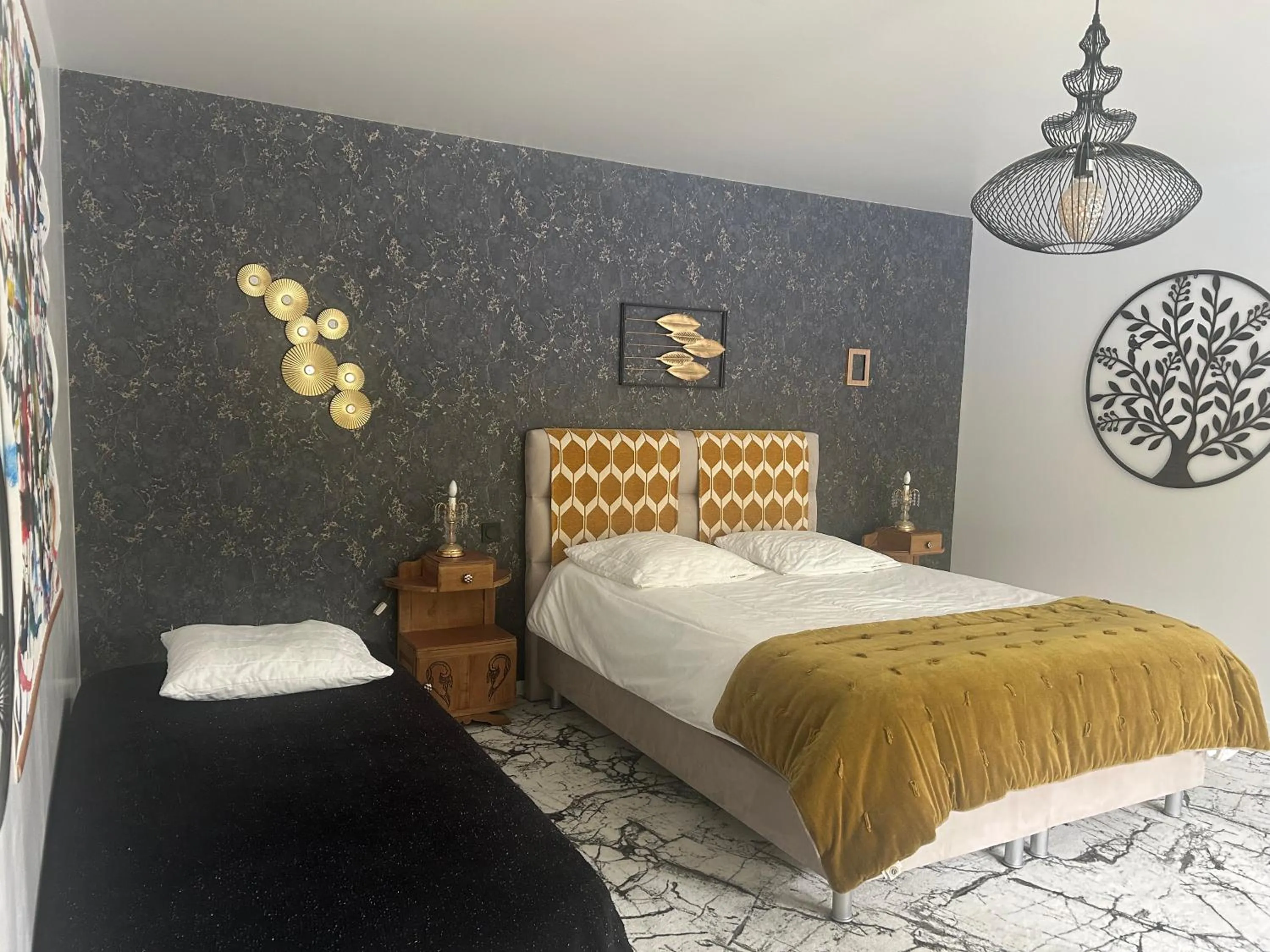 Bed in Chambres D'Hotes L'Atipic