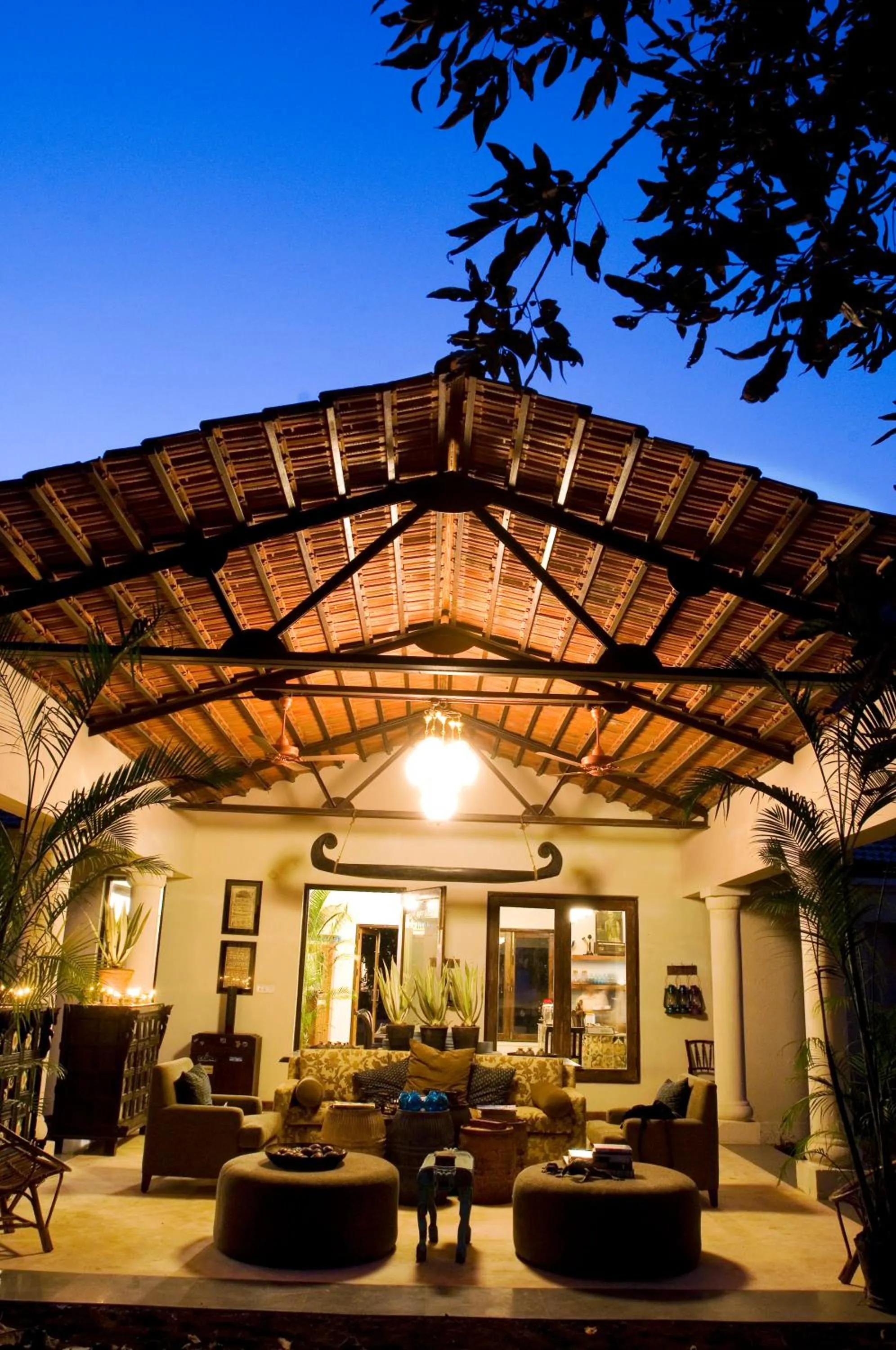 Seating area in Baghvan Pench National Park - A Taj Safari Lodge