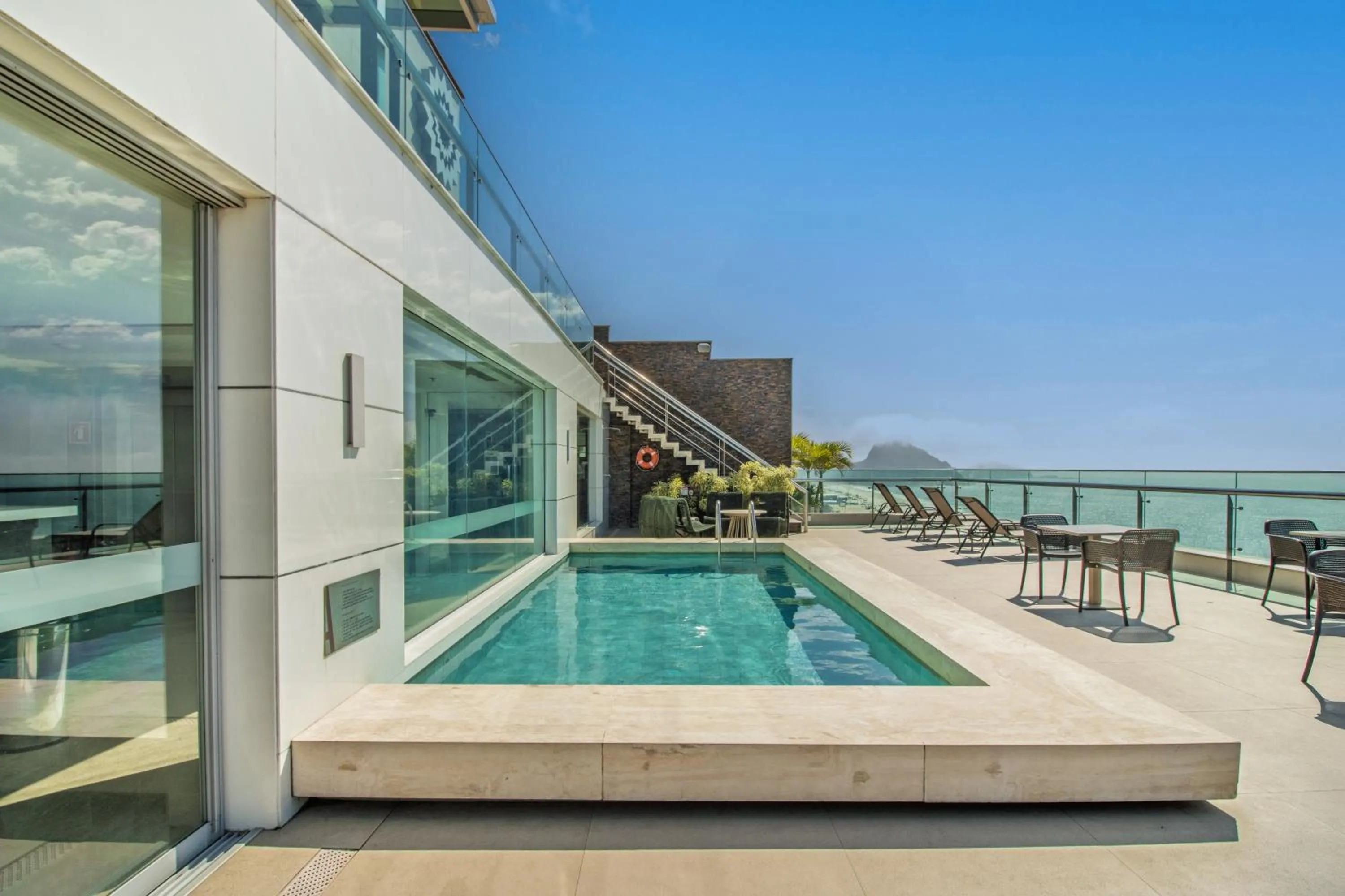 Balcony/Terrace in Arena Copacabana Hotel