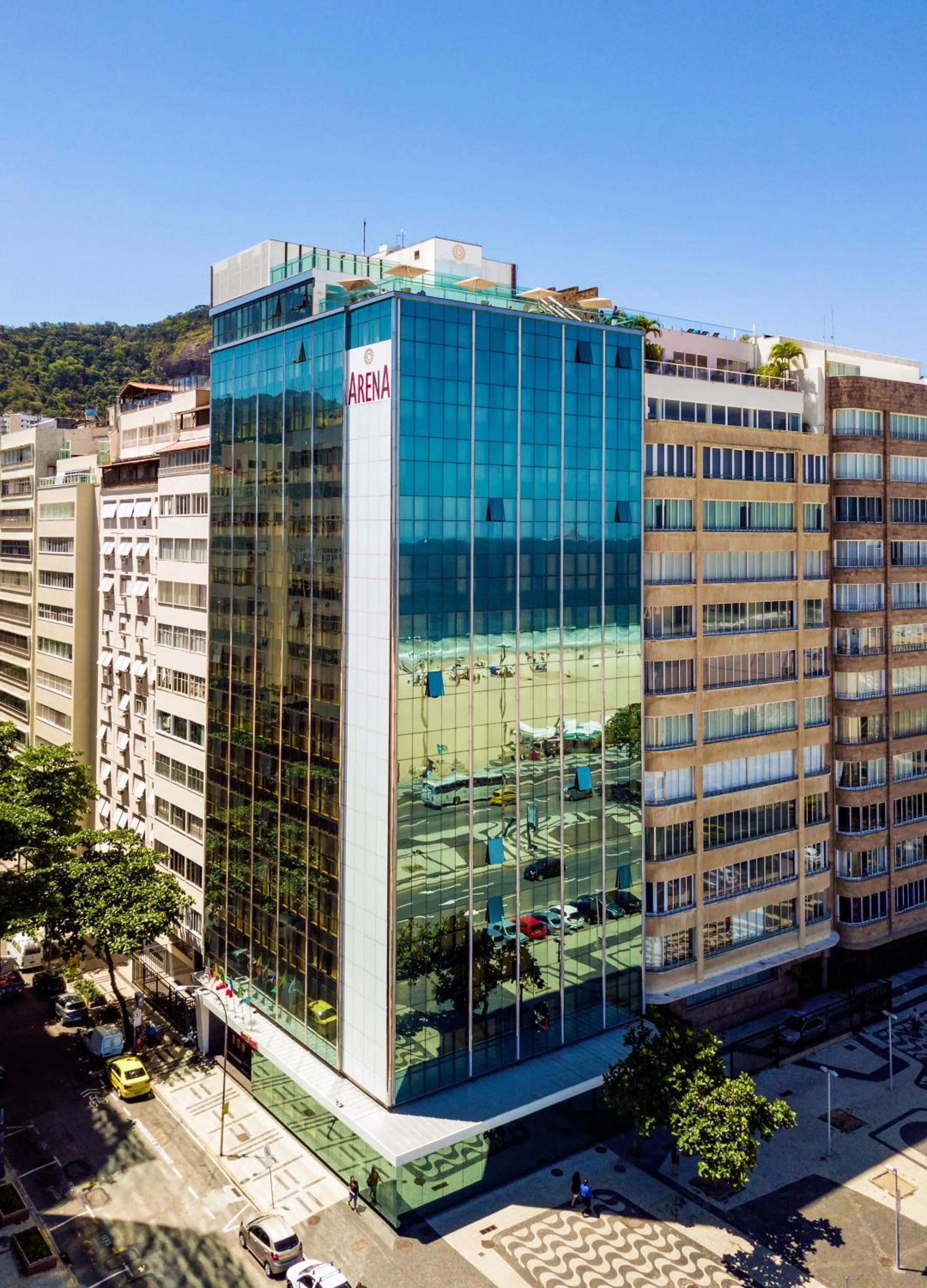 Property building in Arena Copacabana Hotel