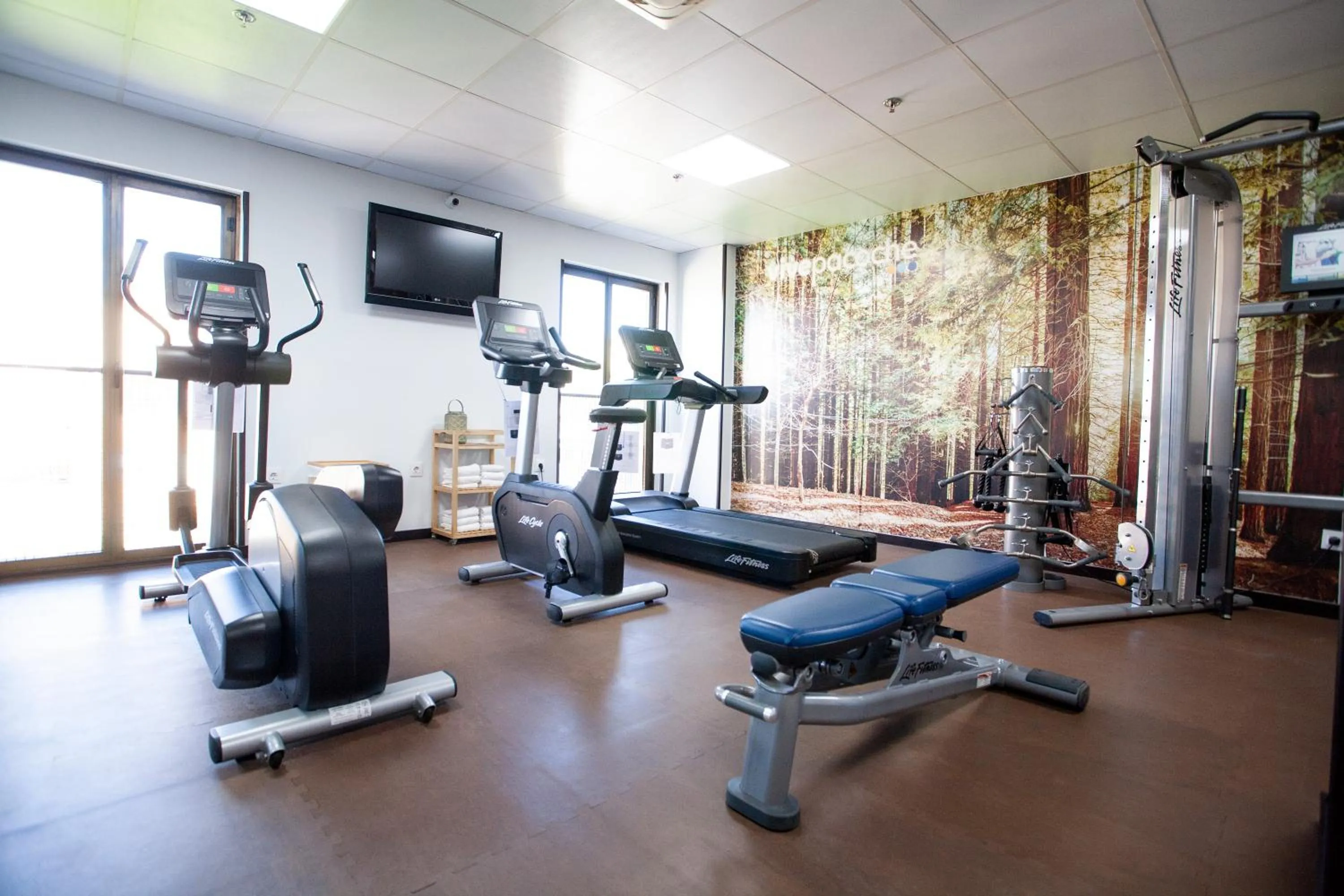 Fitness centre/facilities in Hotel Universal Murcia