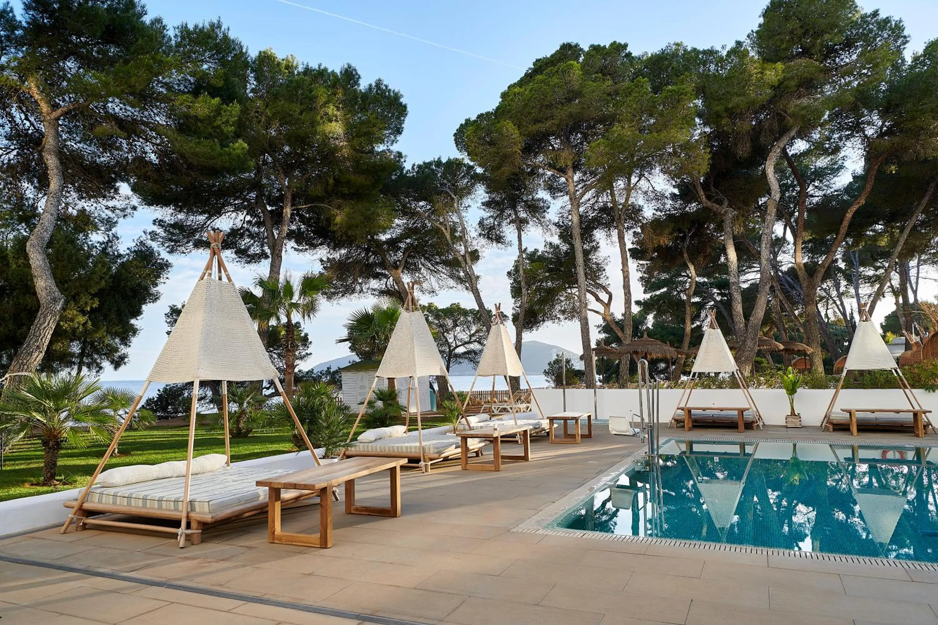 Swimming pool in Iberostar Selection Santa Eulalia Adults-Only Ibiza