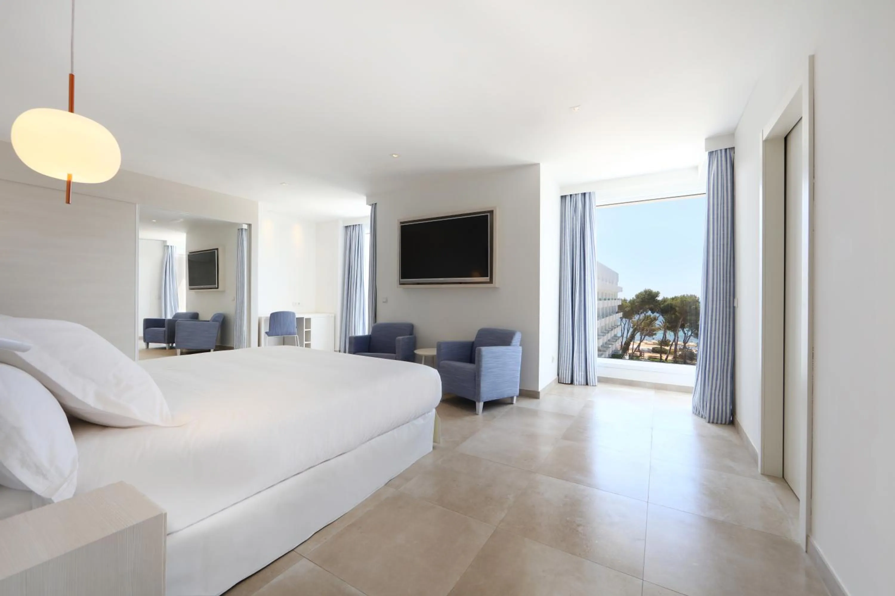 Bedroom, Bed in Iberostar Selection Santa Eulalia Adults-Only Ibiza