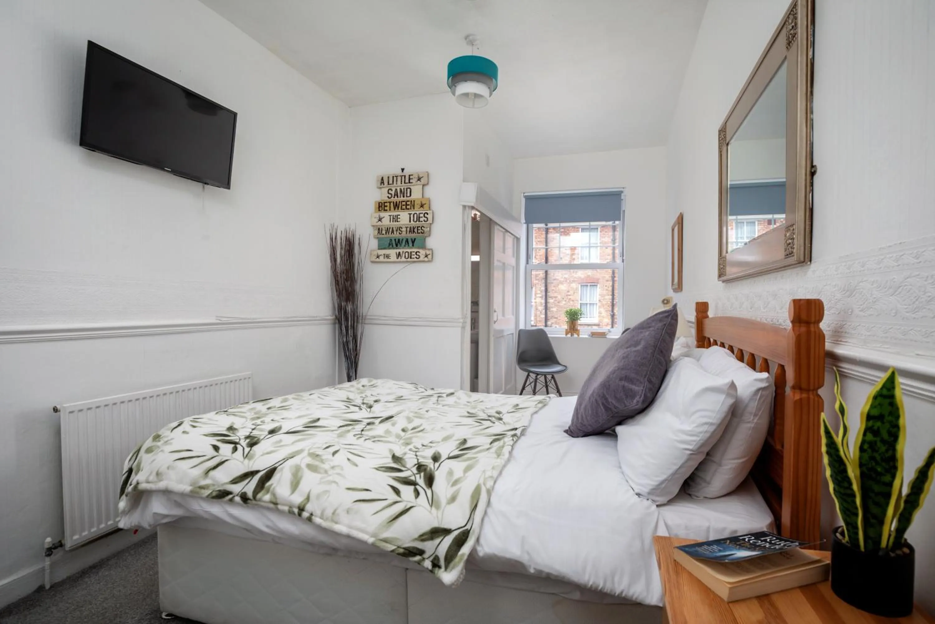 Bed in Serenity Guest House