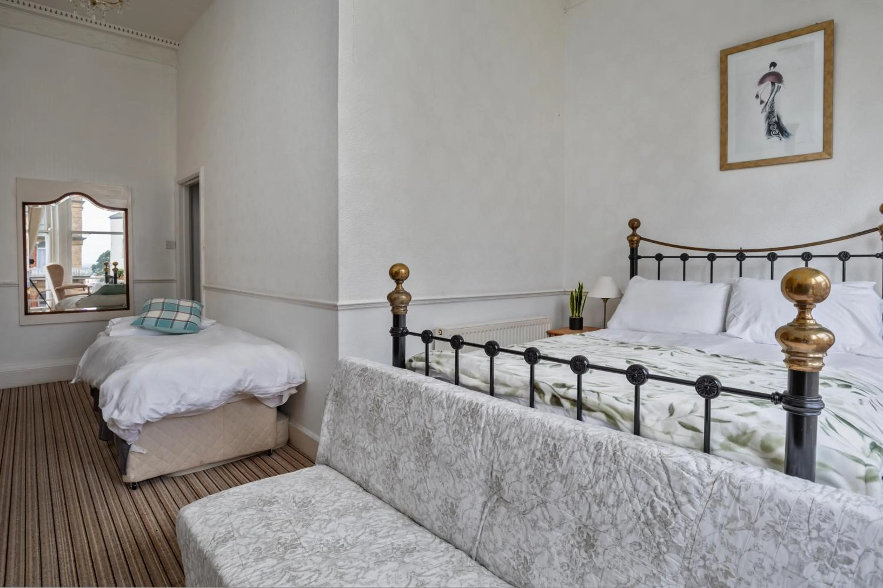 Bed in Serenity Guest House