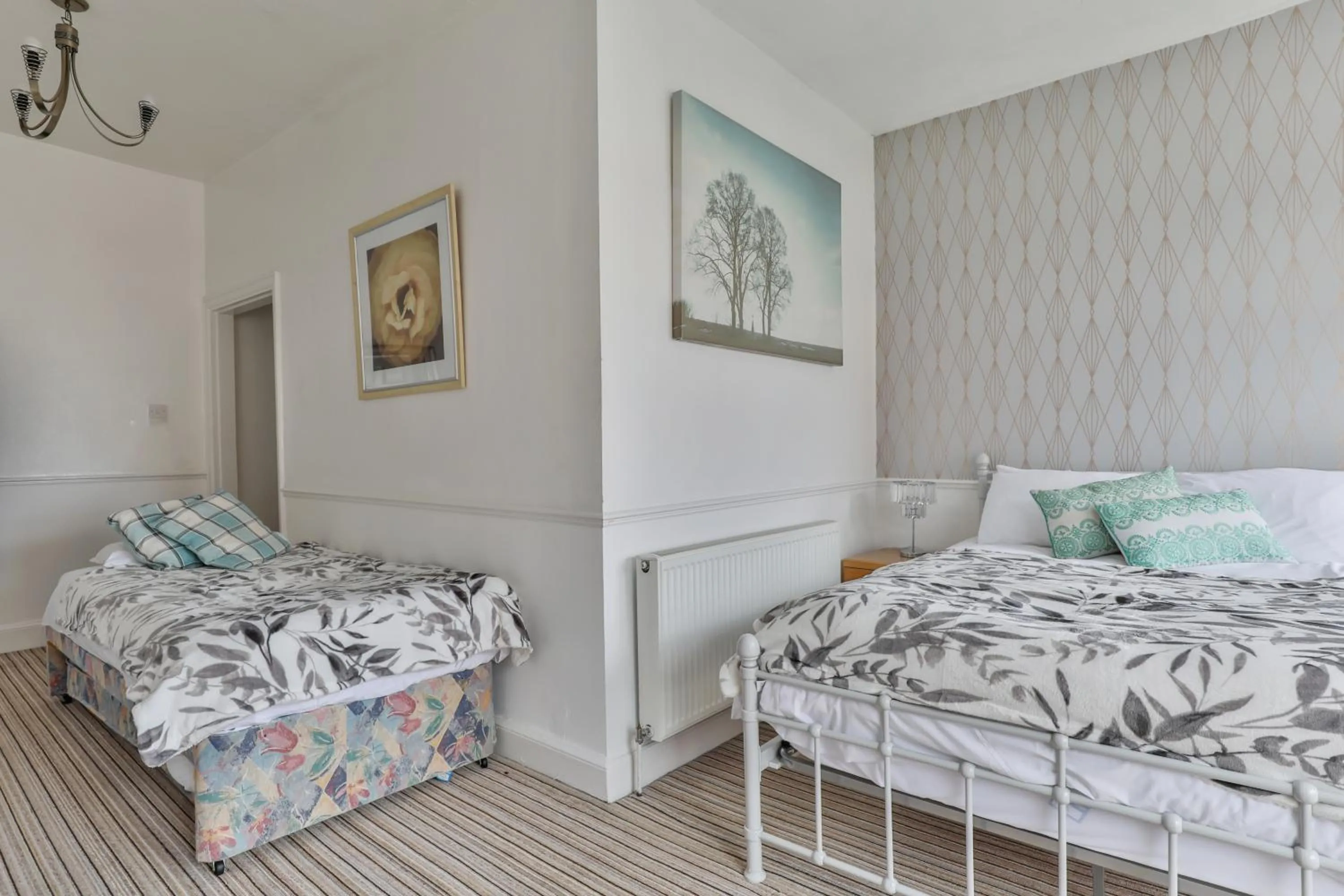 Bed in Serenity Guest House