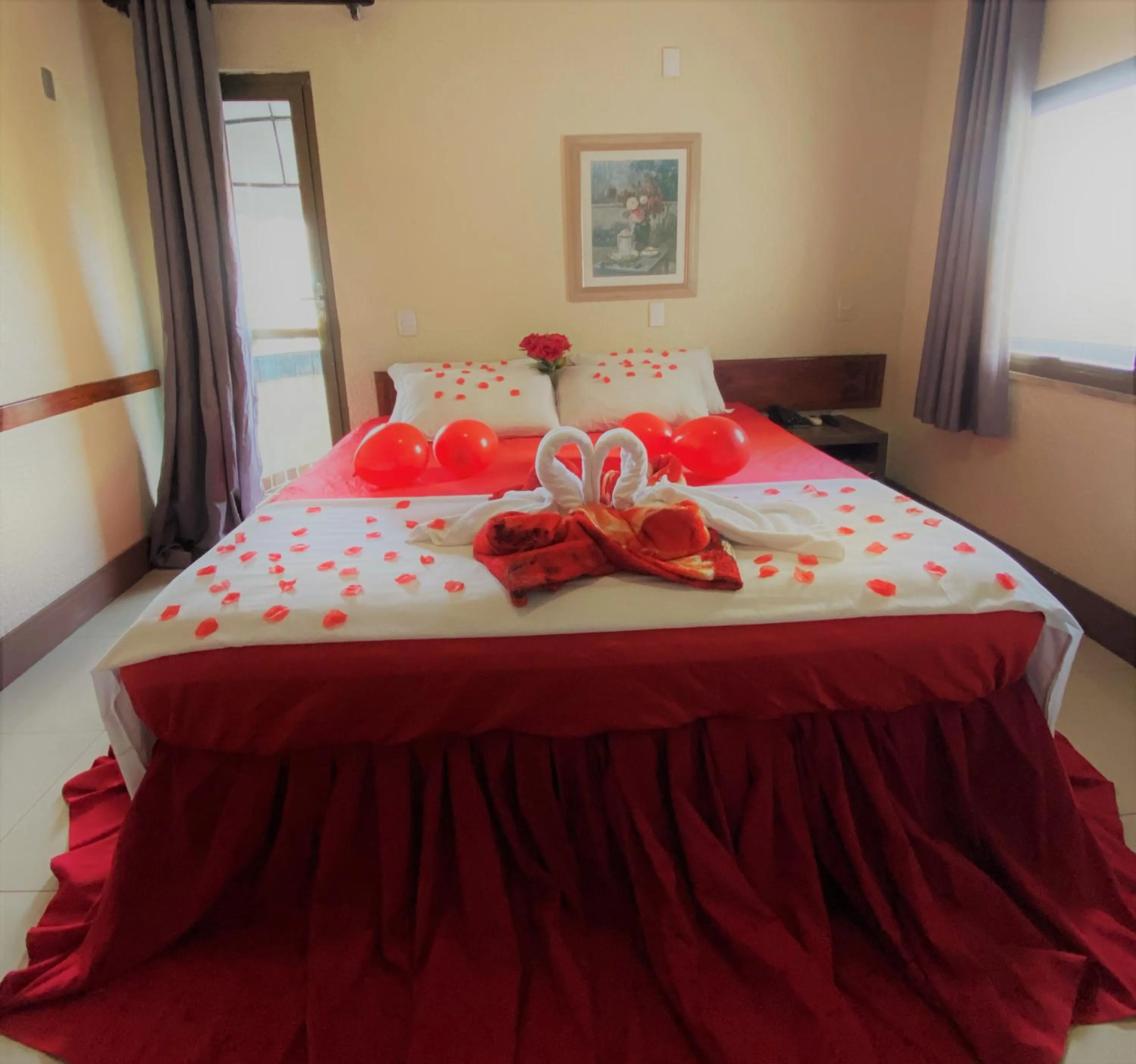 Bed in Ara Mar Praia Hotel