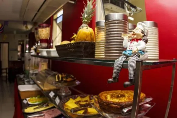 Buffet breakfast in Ara Mar Praia Hotel