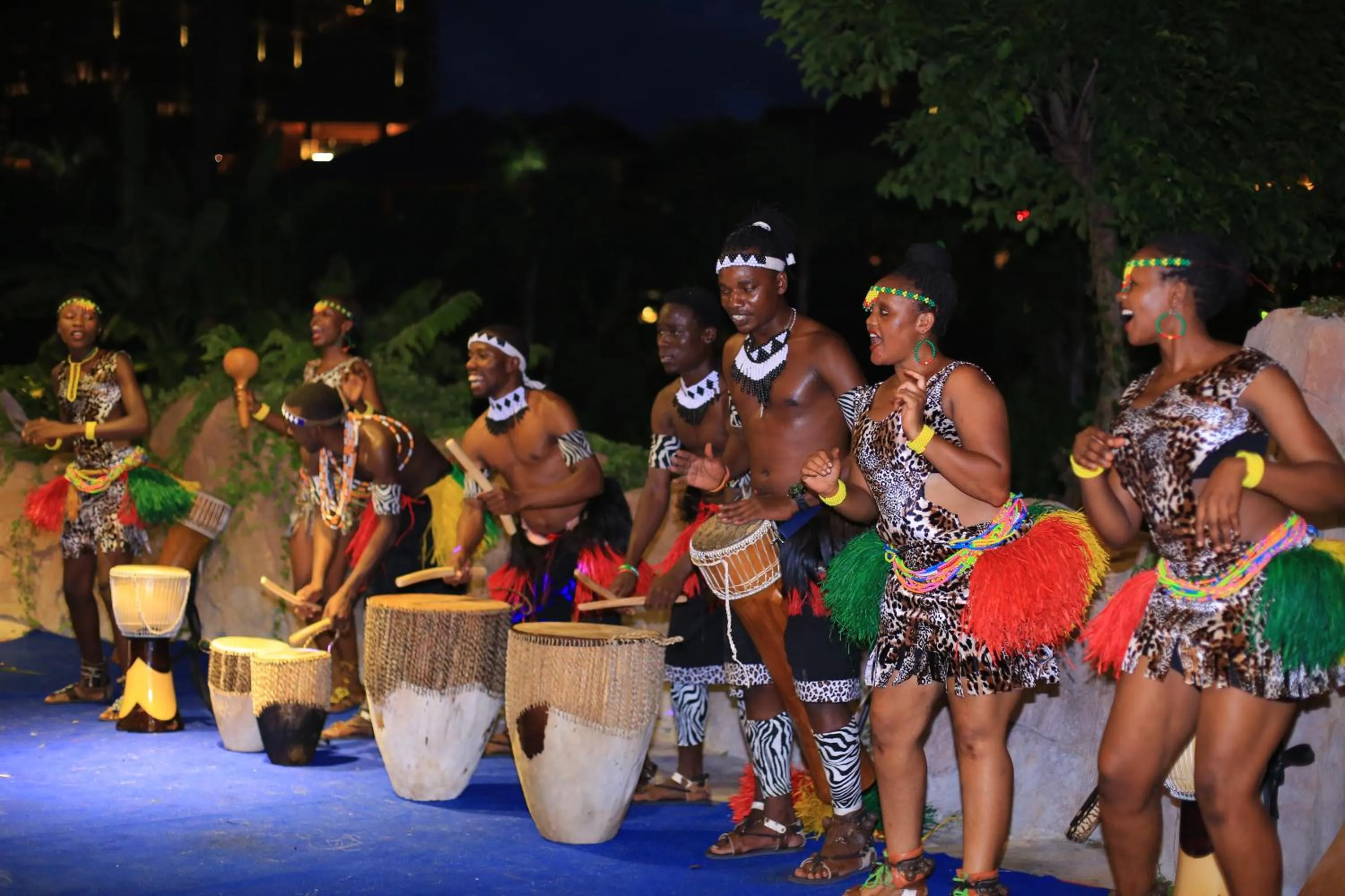 BBQ facilities in Mangrove Tree Resort World Sanya Bay -Elader Palm Tower
