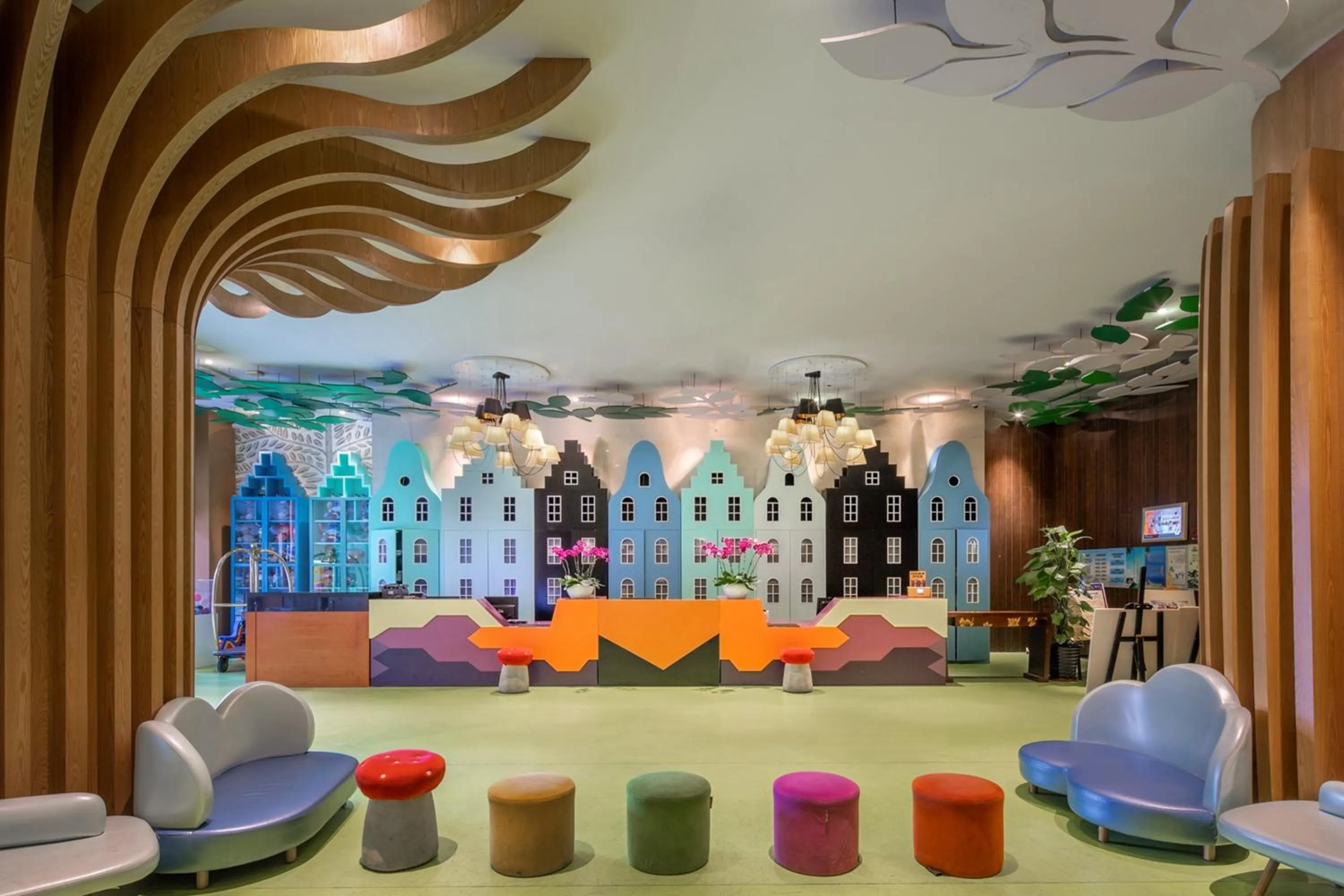 Lobby or reception in Mangrove Tree Resort World Sanya Bay -Elader Palm Tower