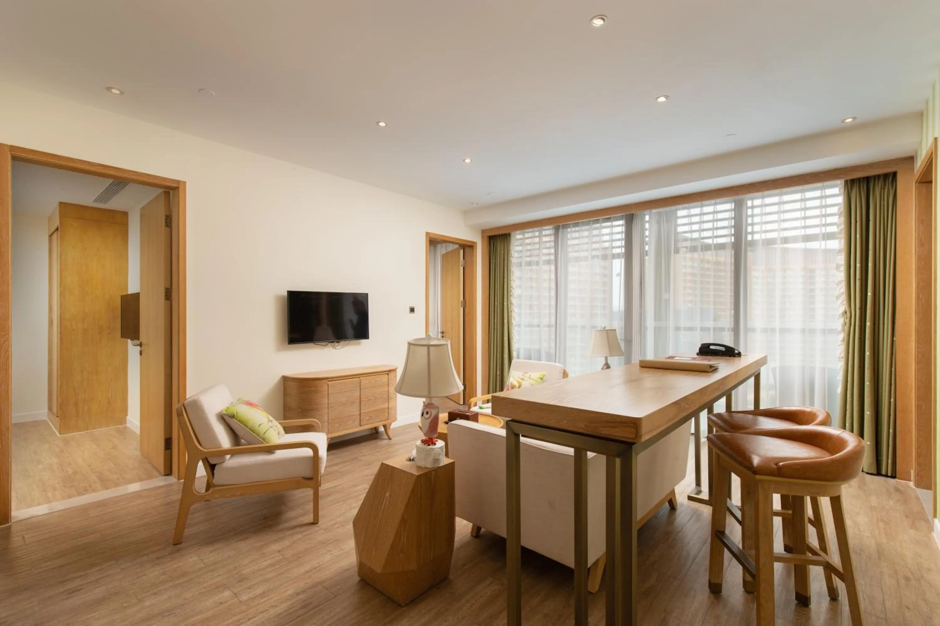 Living room in Mangrove Tree Resort World Sanya Bay -Elader Palm Tower