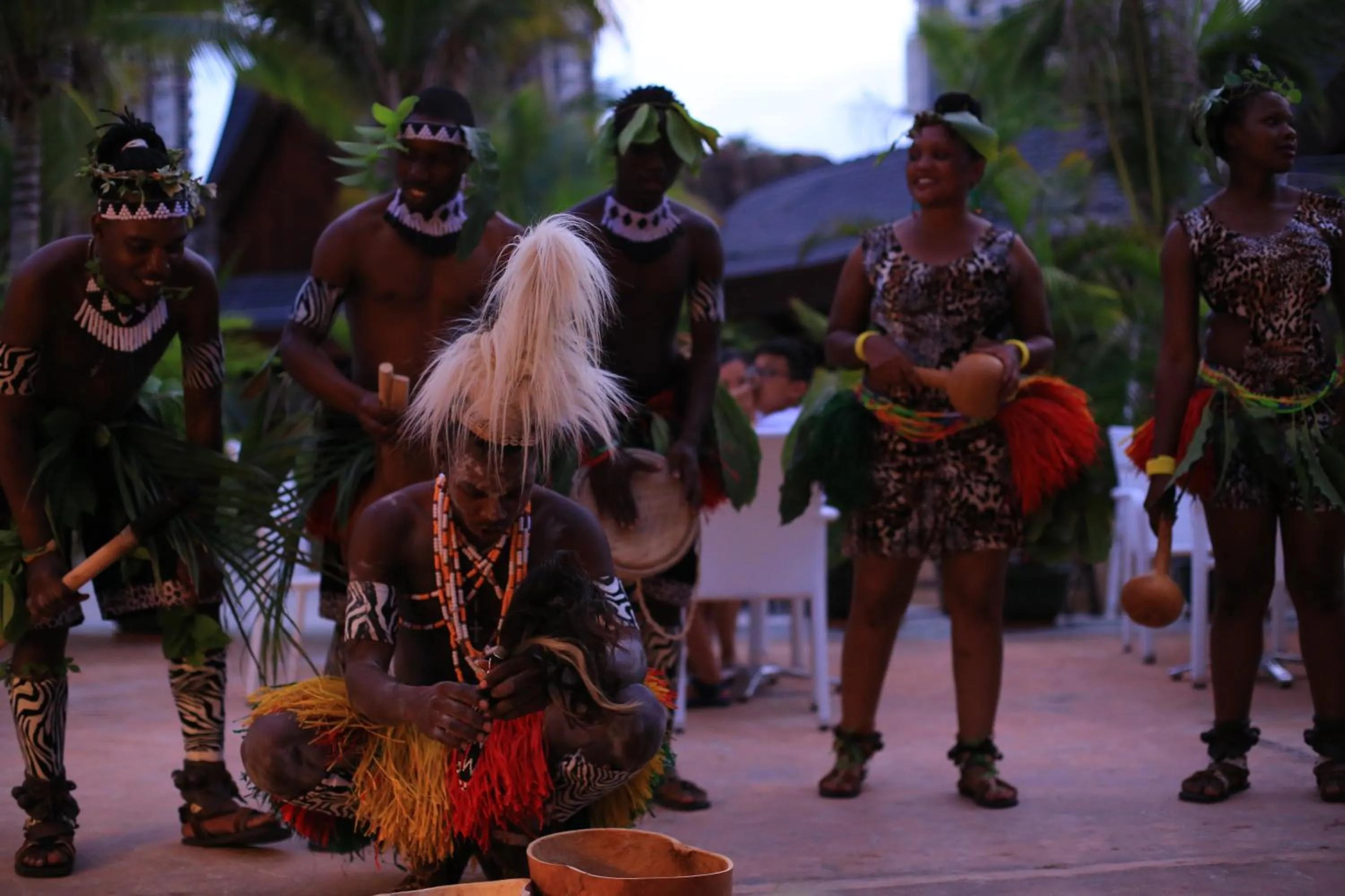 BBQ facilities in Mangrove Tree Resort World Sanya Bay -Elader Palm Tower