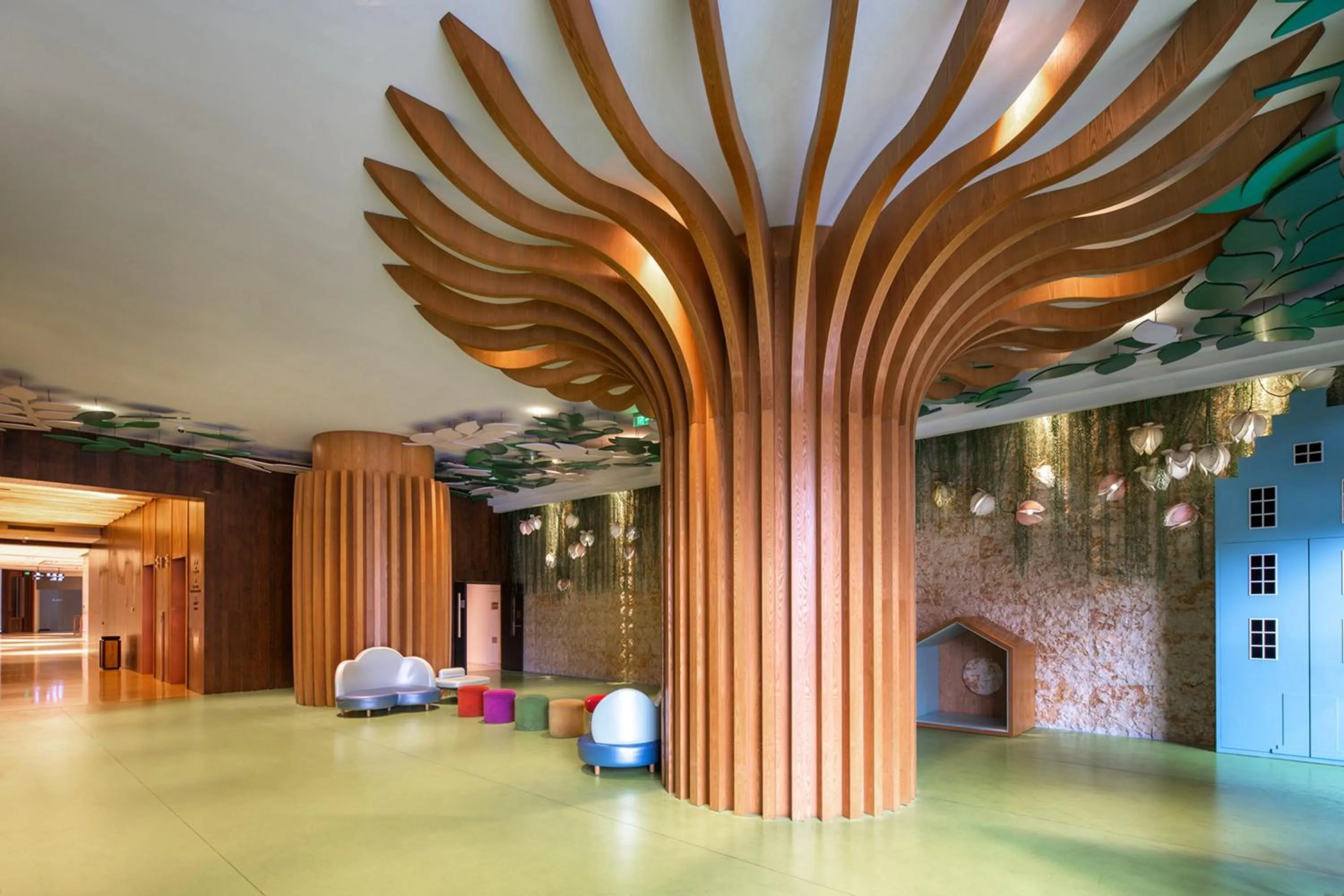 Lobby or reception in Mangrove Tree Resort World Sanya Bay -Elader Palm Tower