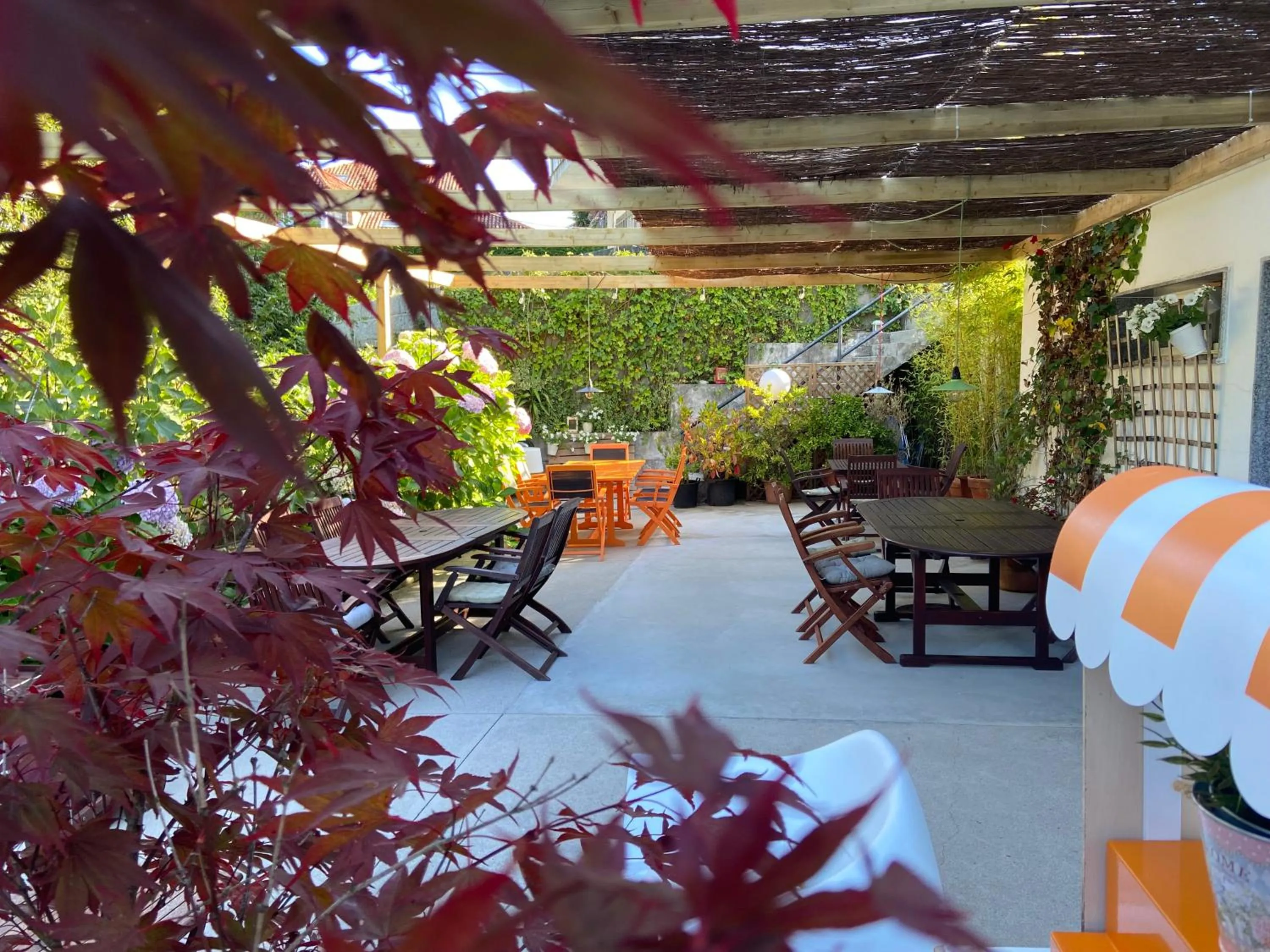 Patio in Hotel Farsund