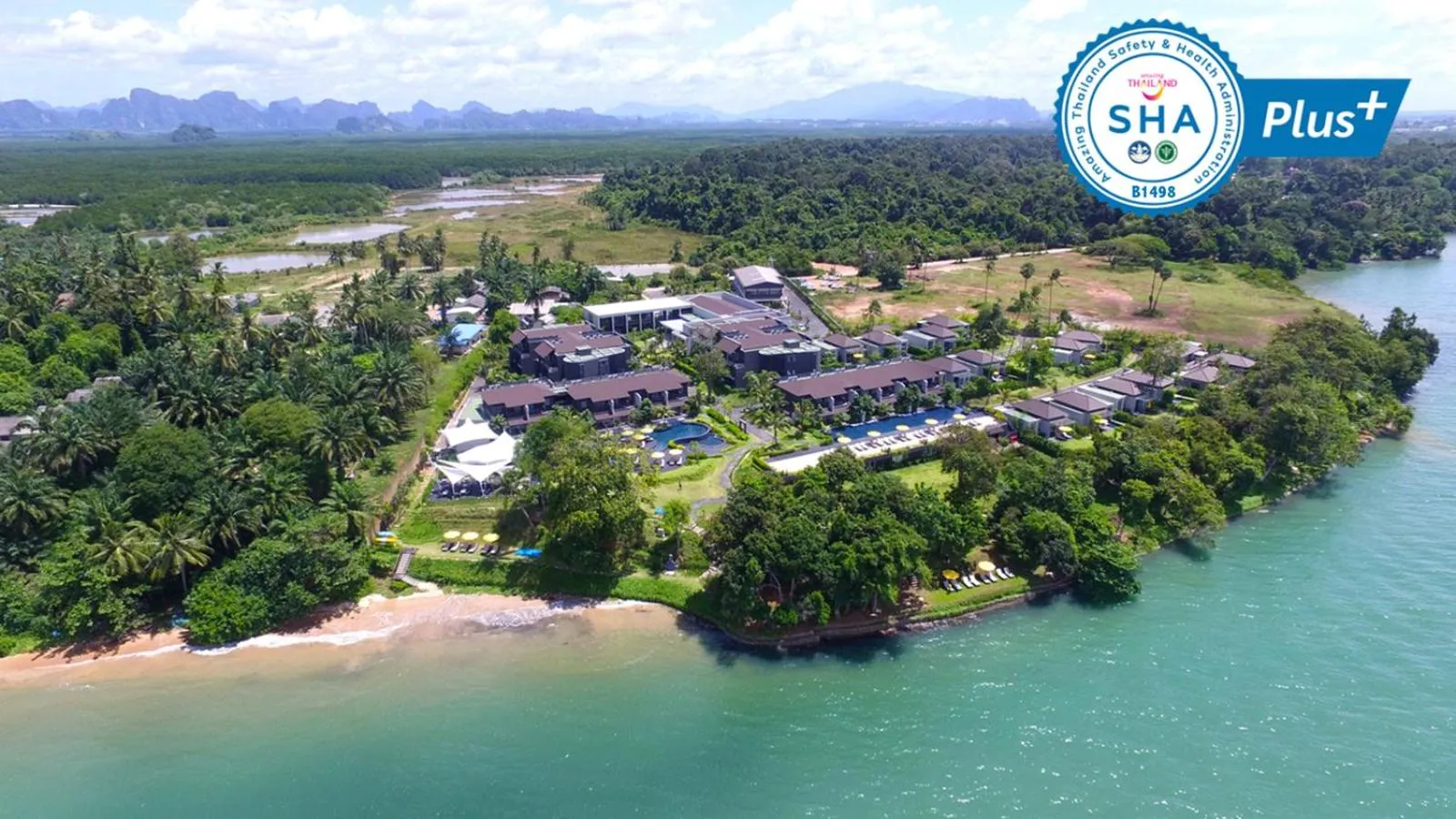 Bird's eye view in The ShellSea Krabi I Luxury Beach Front Resort & Pool Villa