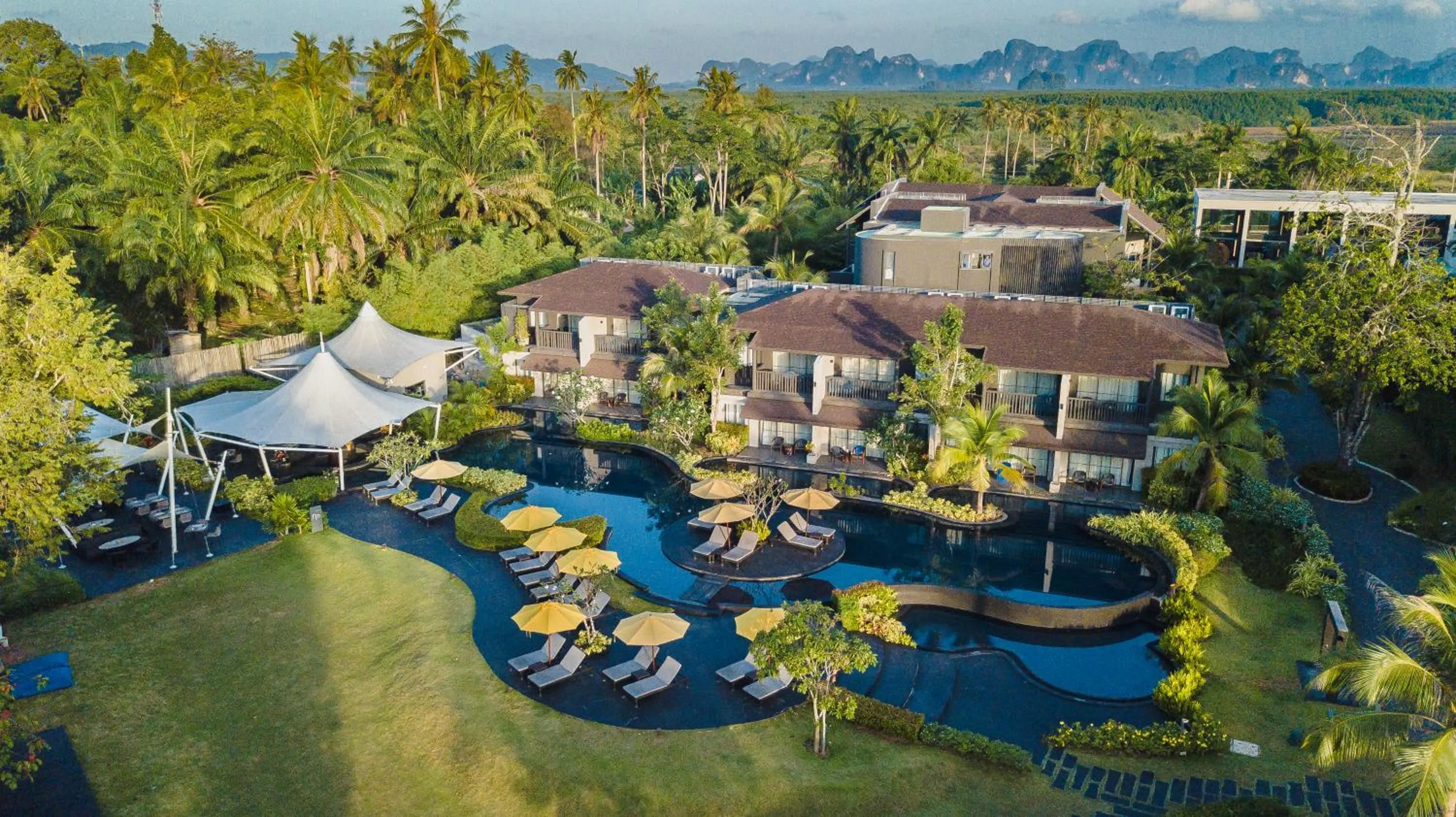 Bird's eye view in The ShellSea Krabi I Luxury Beach Front Resort & Pool Villa
