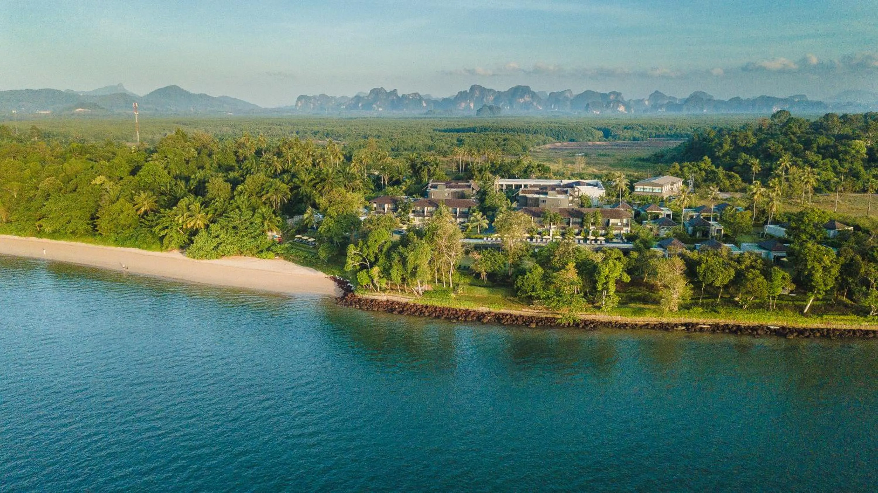 Bird's eye view in The ShellSea Krabi I Luxury Beach Front Resort & Pool Villa