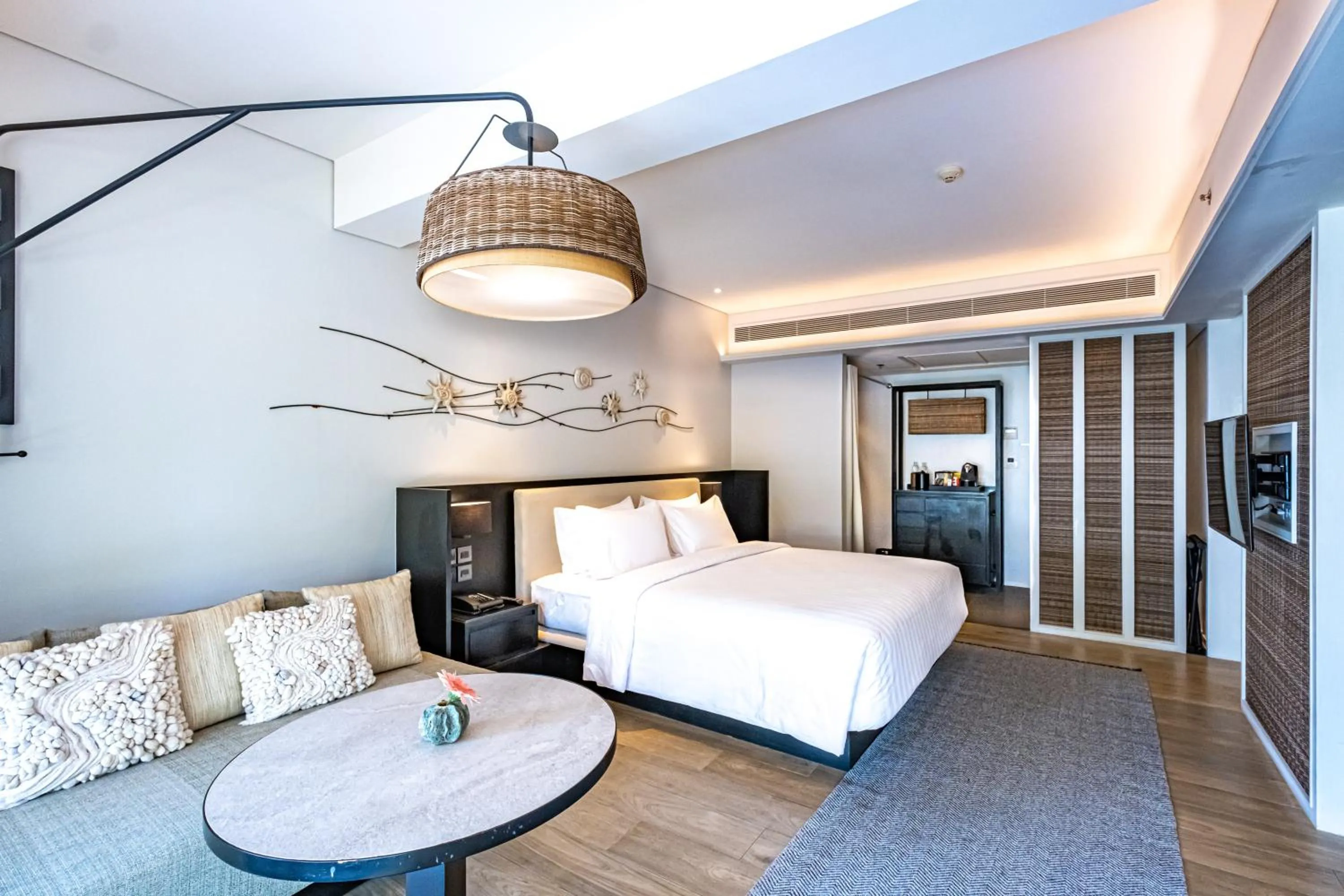 Bed in The ShellSea Krabi I Luxury Beach Front Resort & Pool Villa