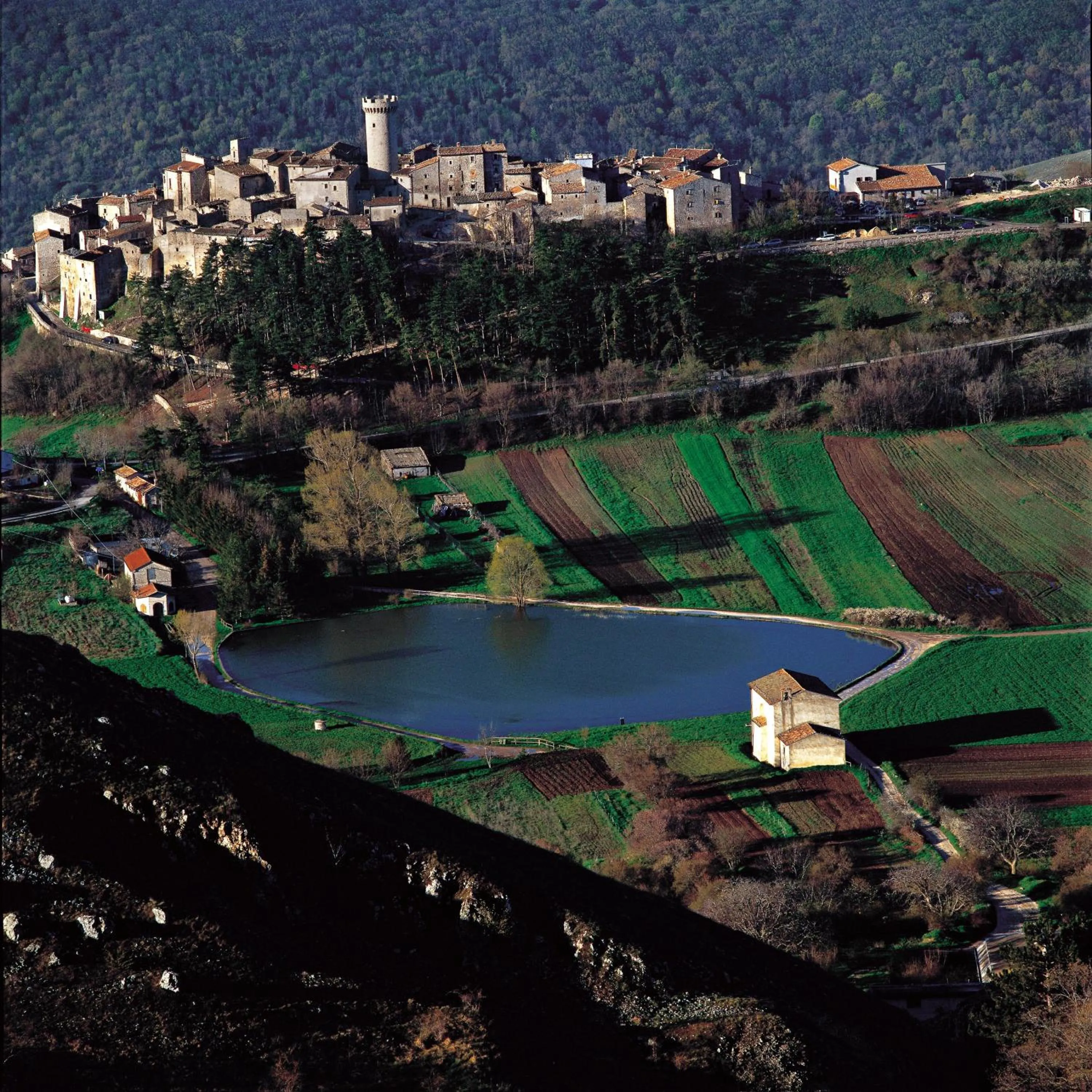 Bird's eye view in Sextantio Albergo Diffuso