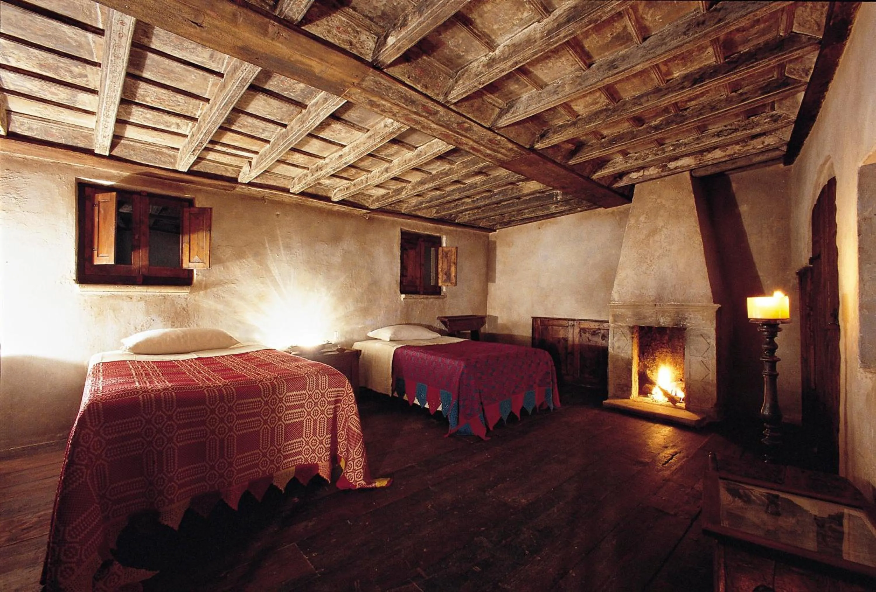 Bed in Sextantio Albergo Diffuso