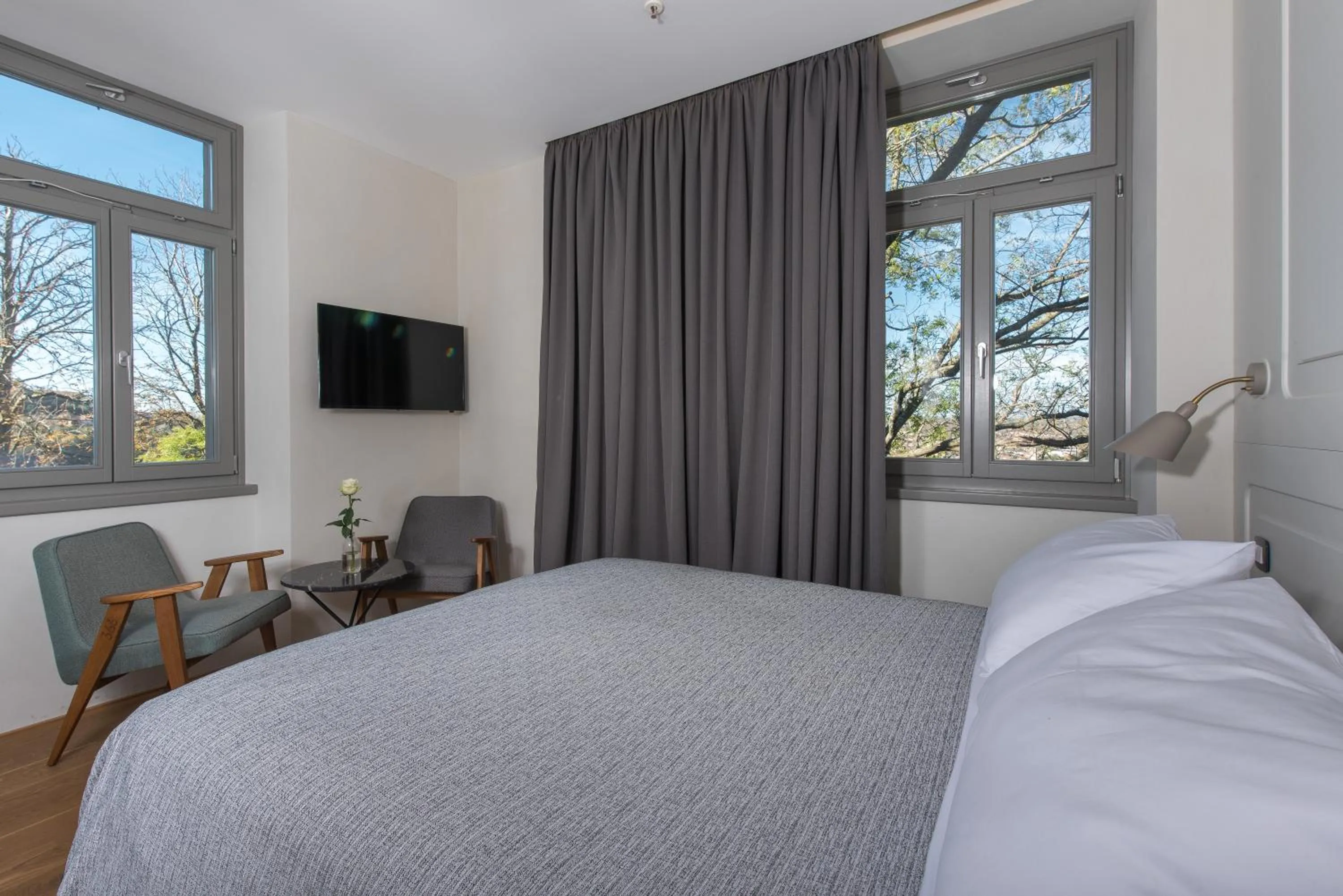 Bed in Hotel Peteani