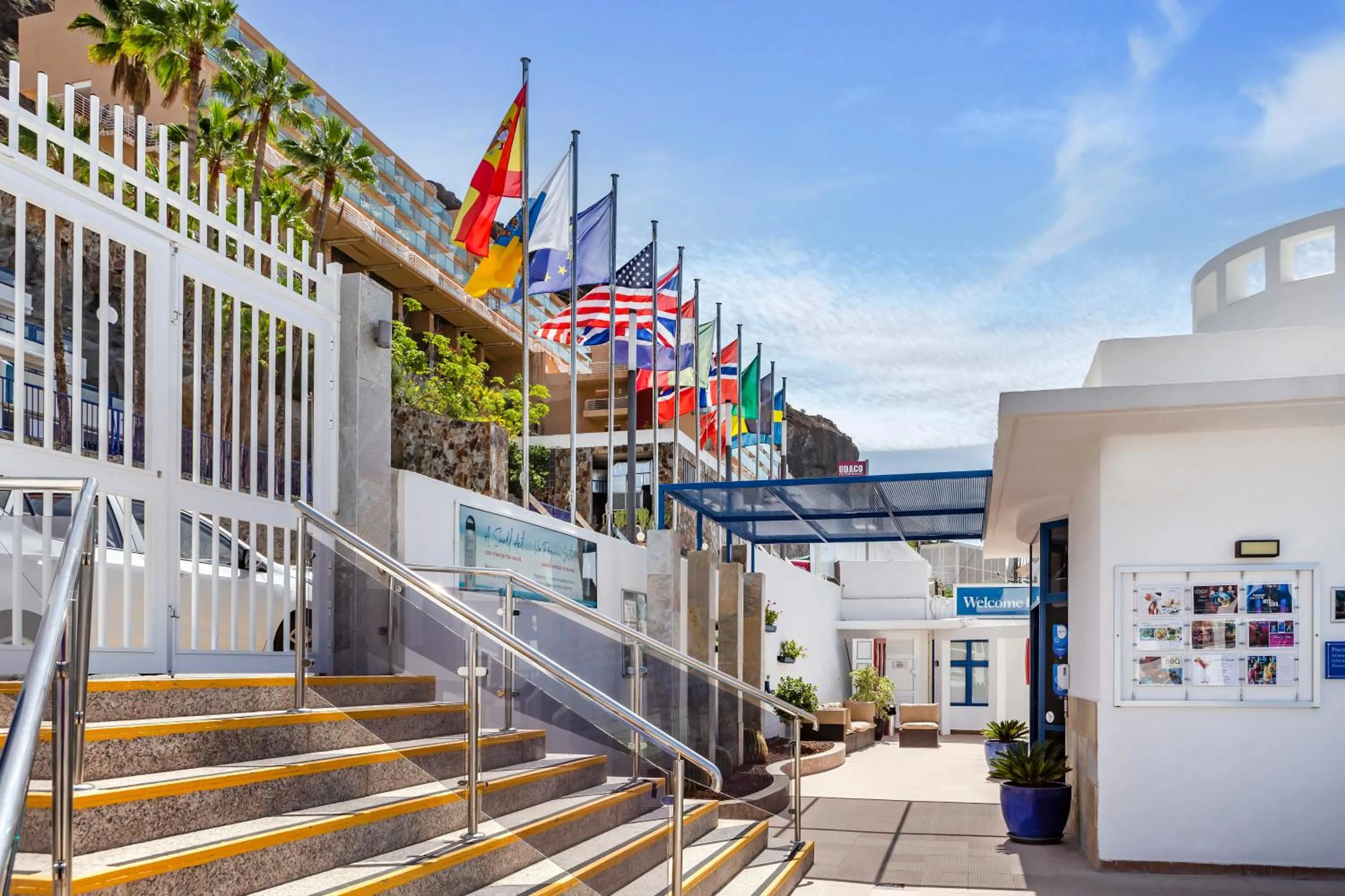 Lobby or reception in Club Cala Blanca