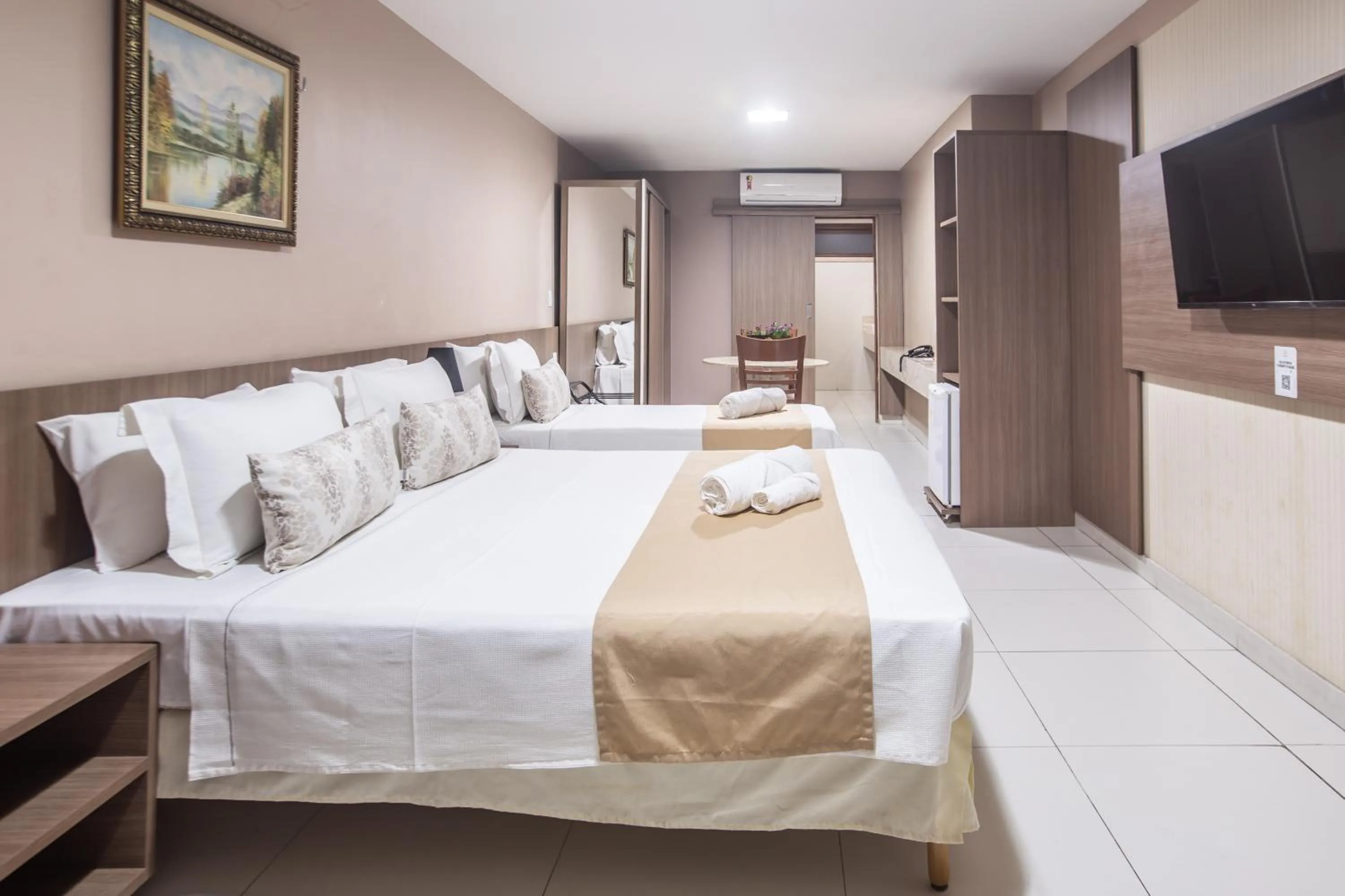 Bed in Amuarama Hotel