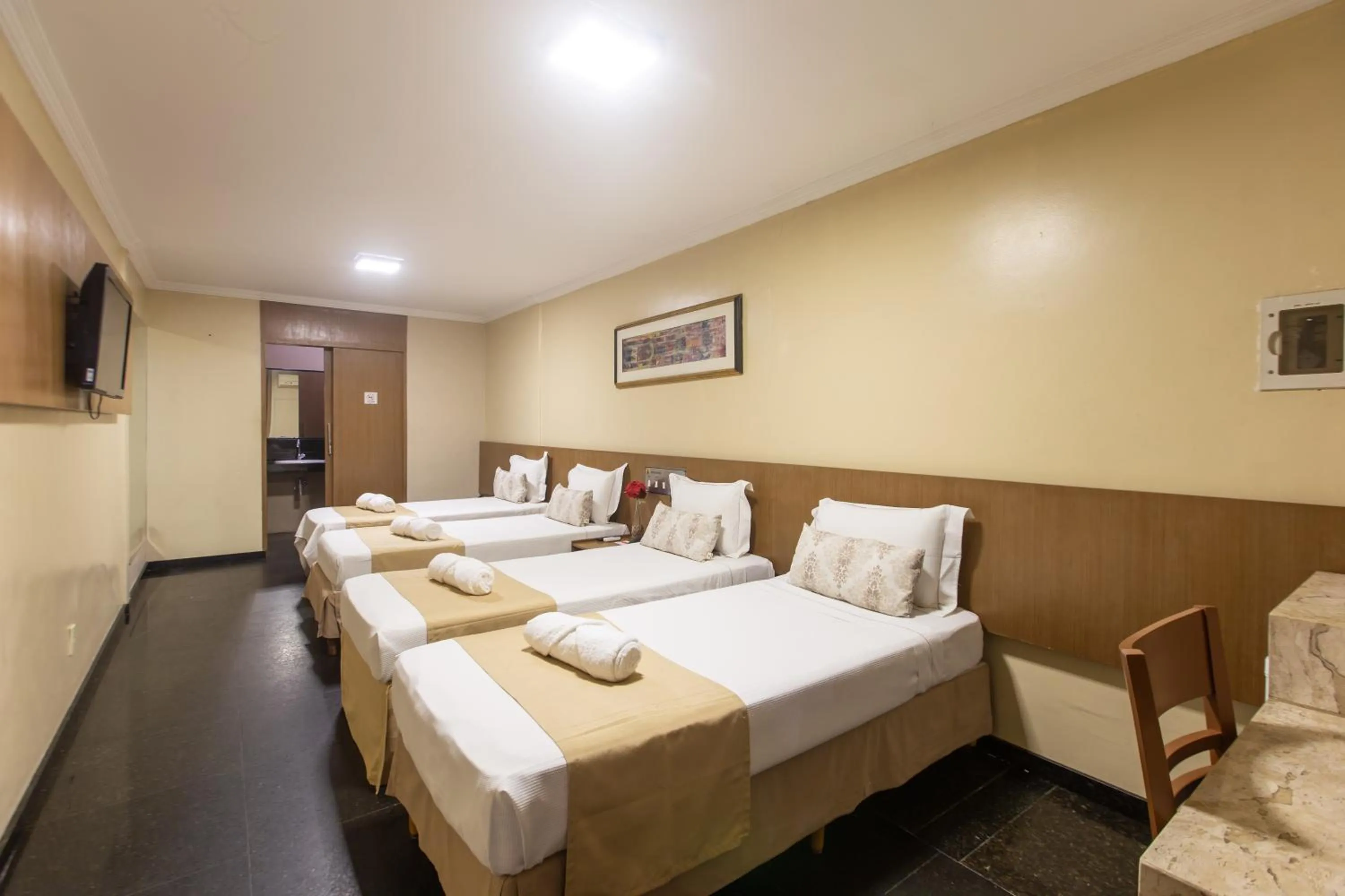 Bed in Amuarama Hotel