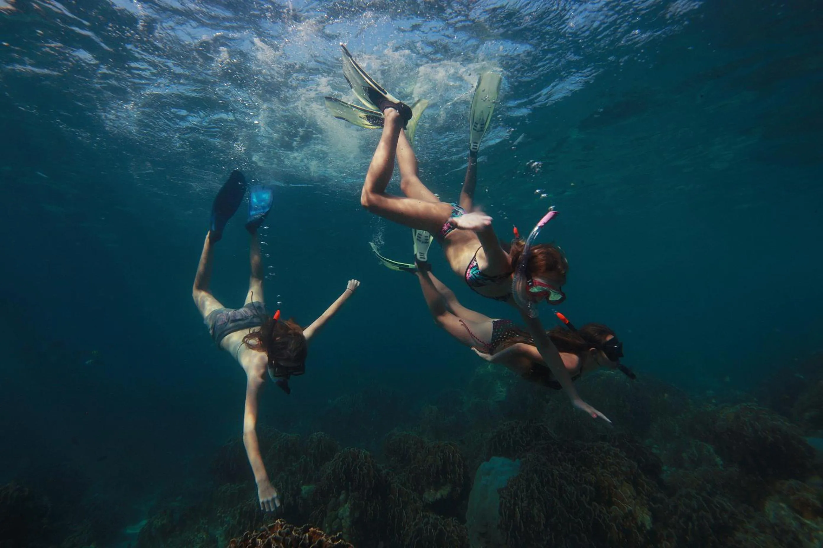 Snorkeling in Six Senses Zil Pasyon, Seychelles