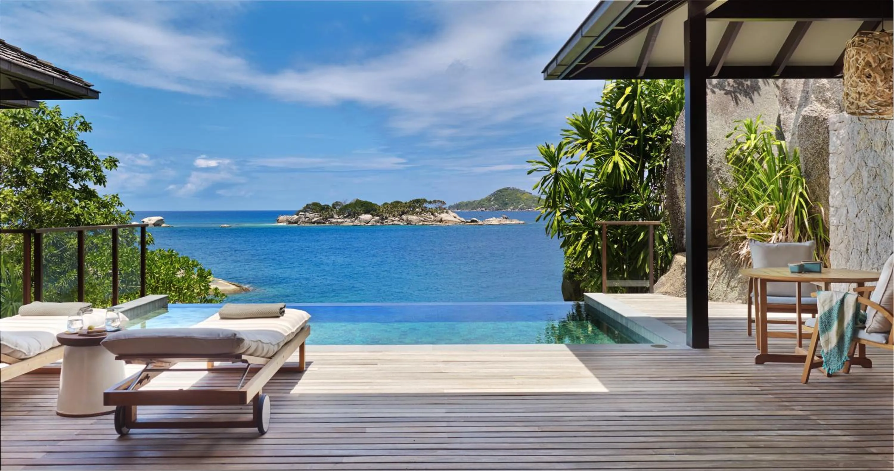 View (from property/room) in Six Senses Zil Pasyon, Seychelles