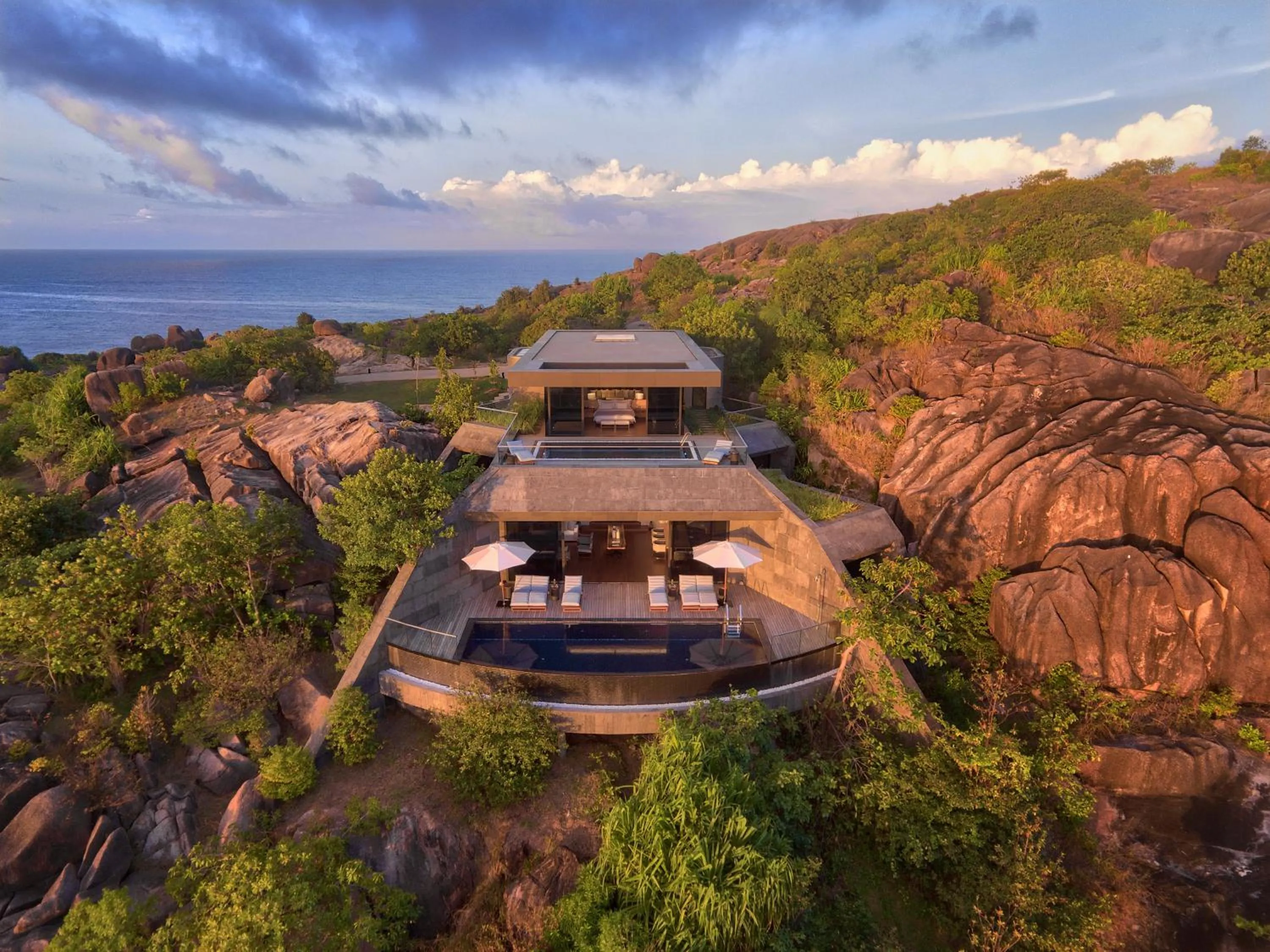 View (from property/room) in Six Senses Zil Pasyon, Seychelles