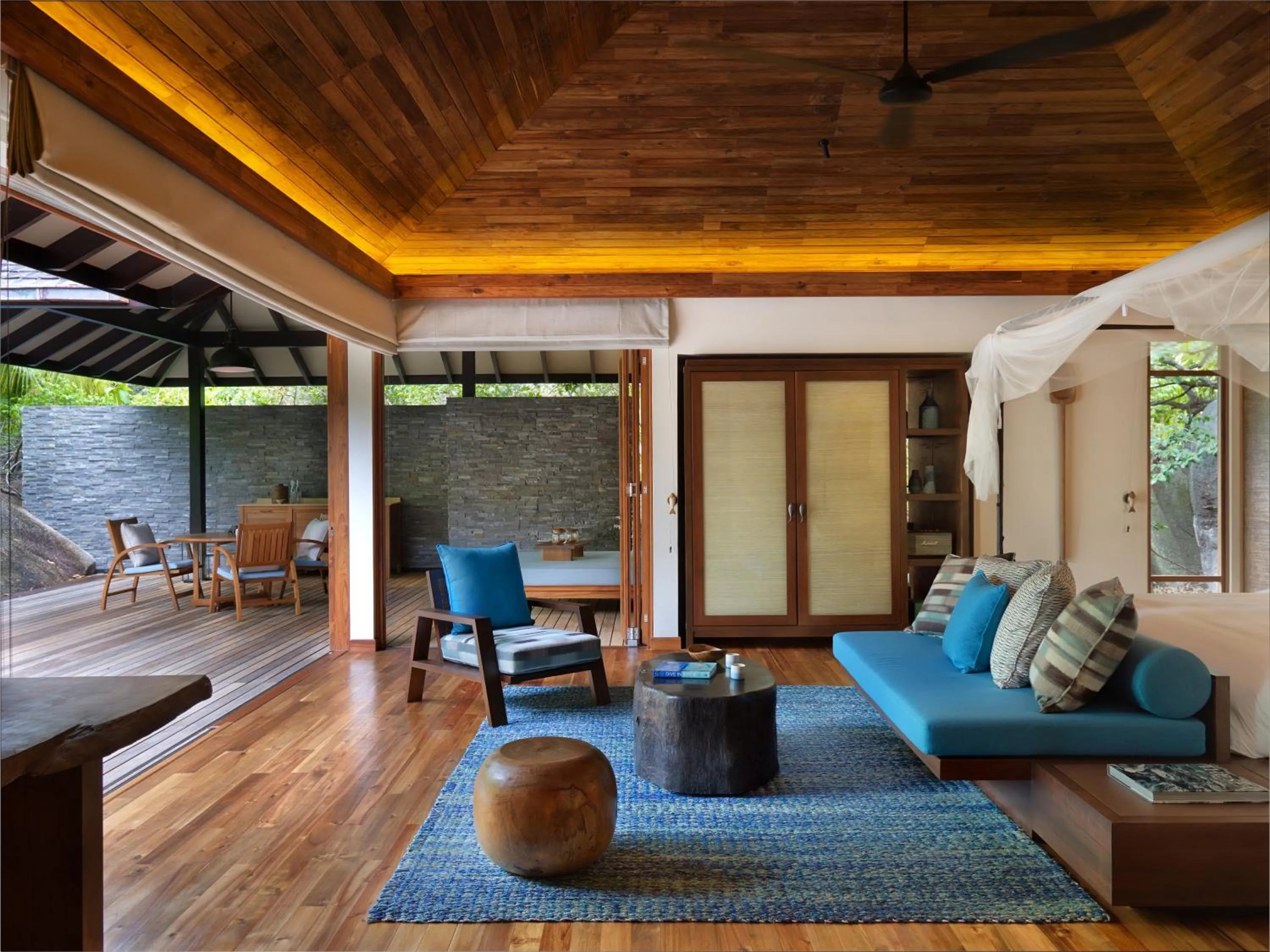 View (from property/room) in Six Senses Zil Pasyon, Seychelles