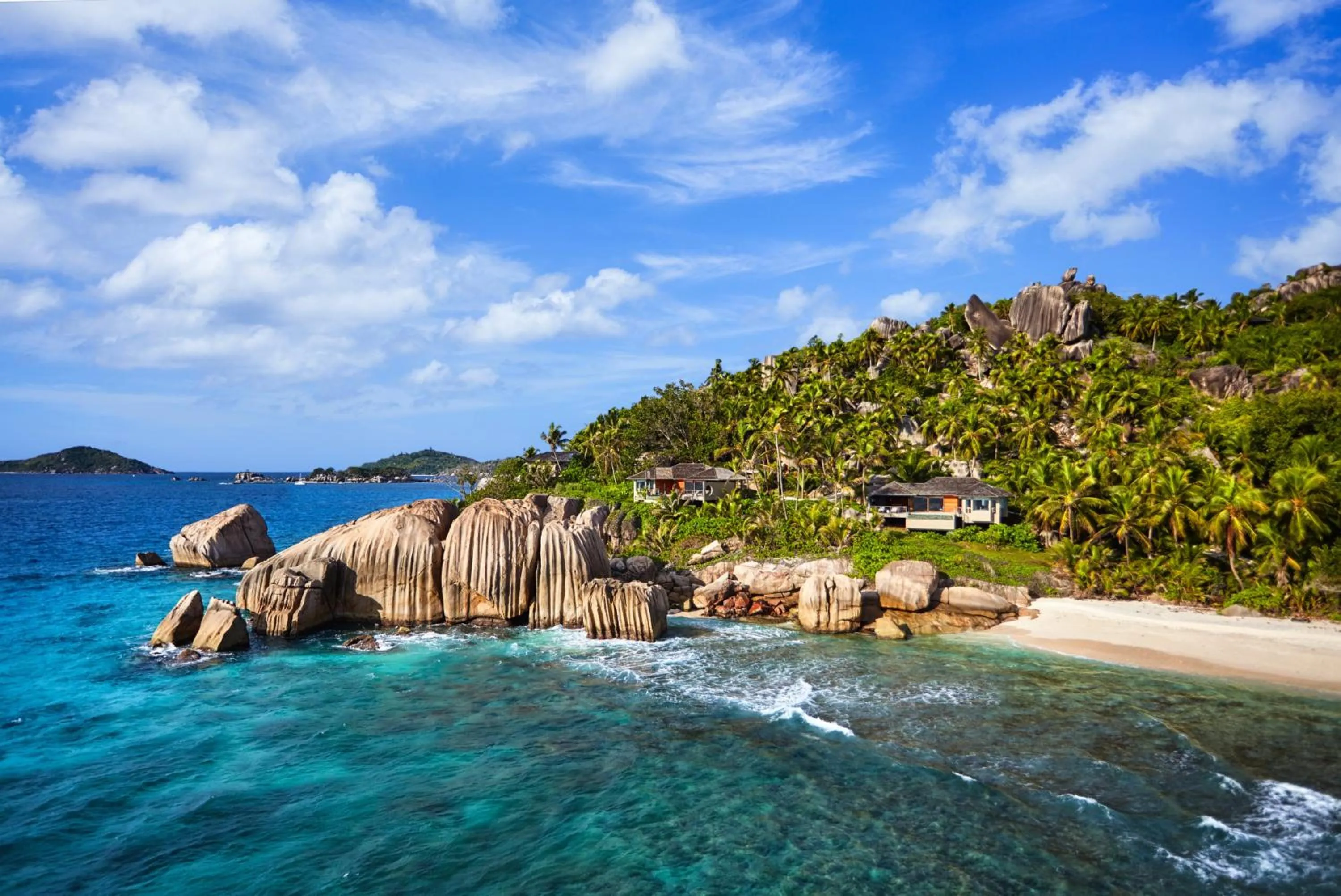 Sea view in Six Senses Zil Pasyon, Seychelles