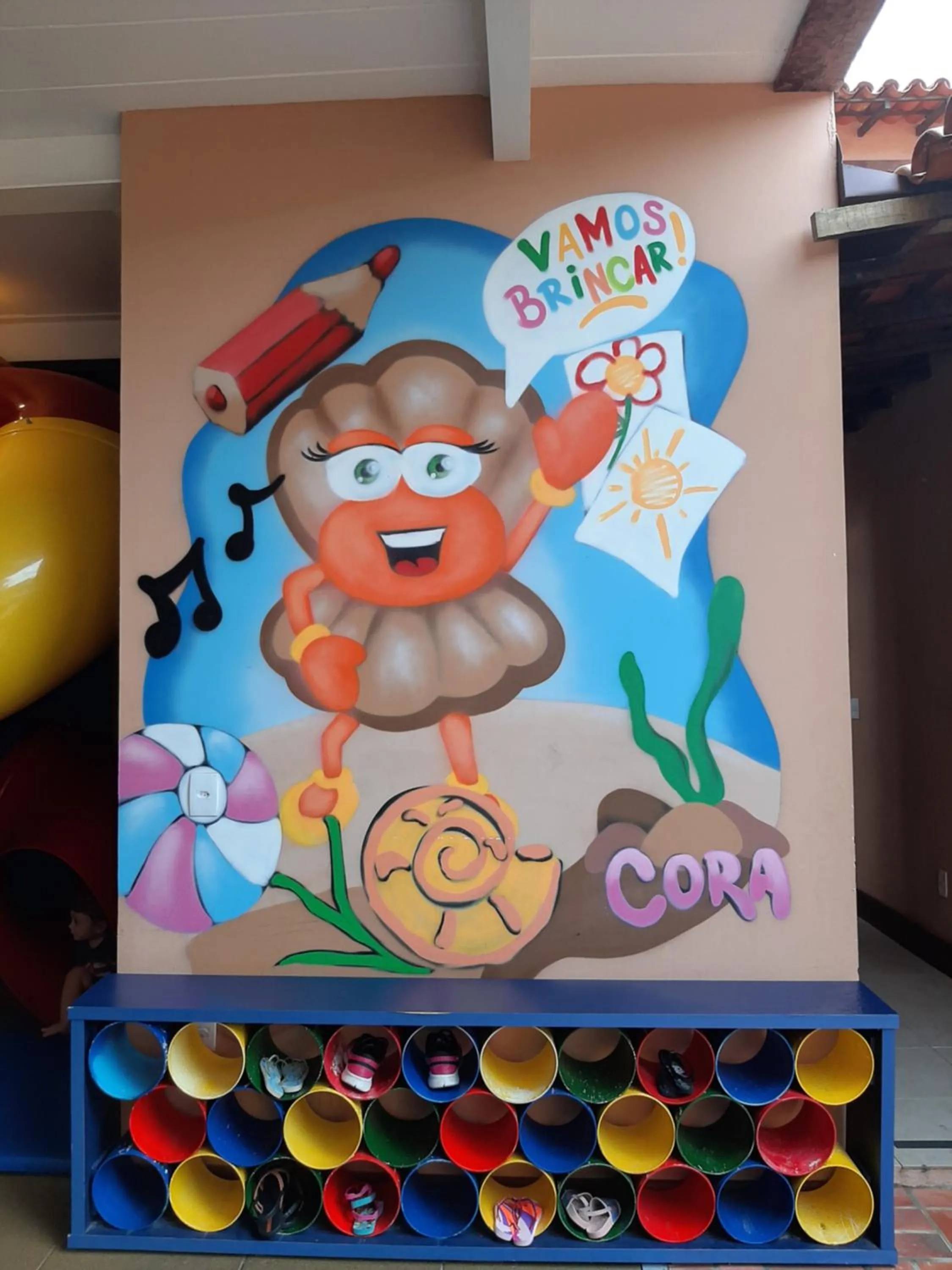 Decorative detail in Corais e Conchas