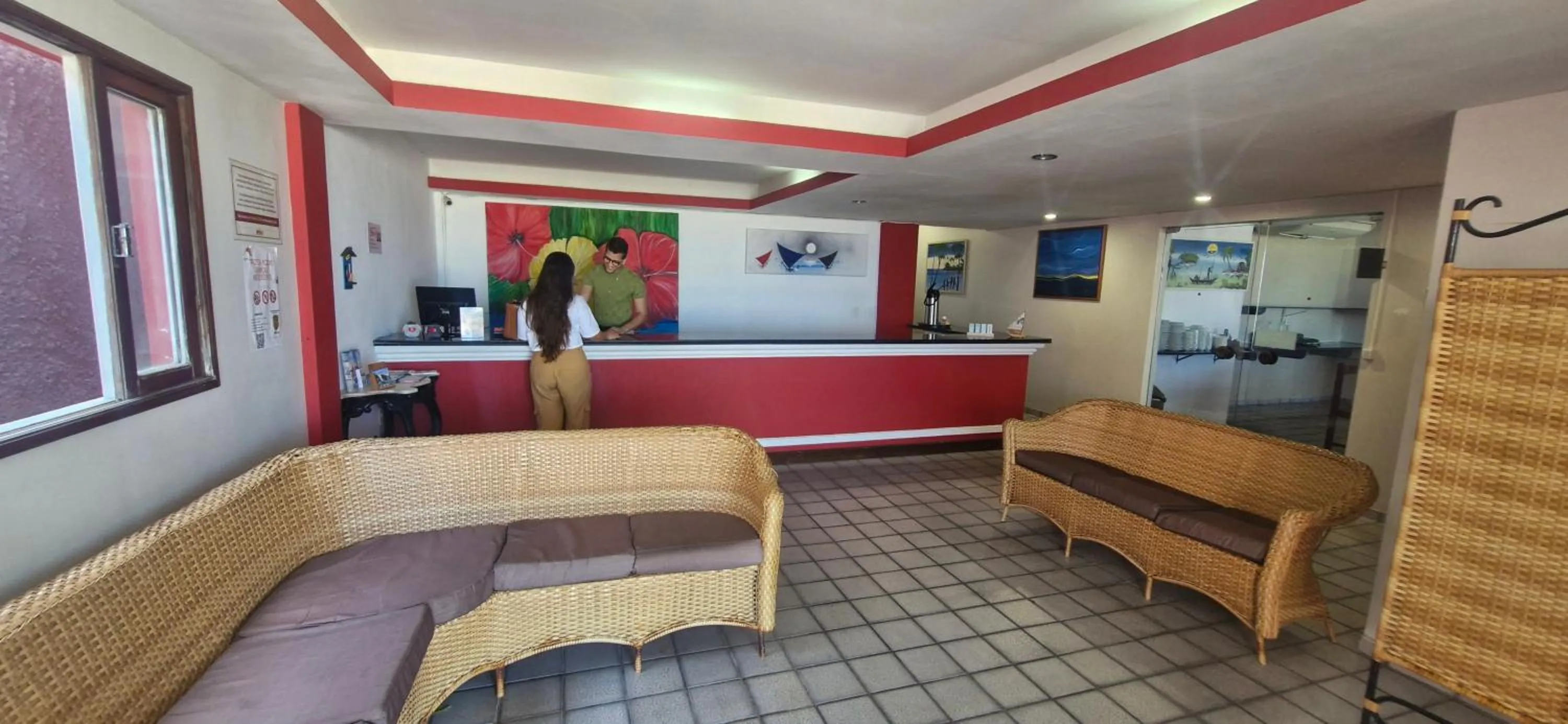 Lobby or reception in Ingá Praia hotel