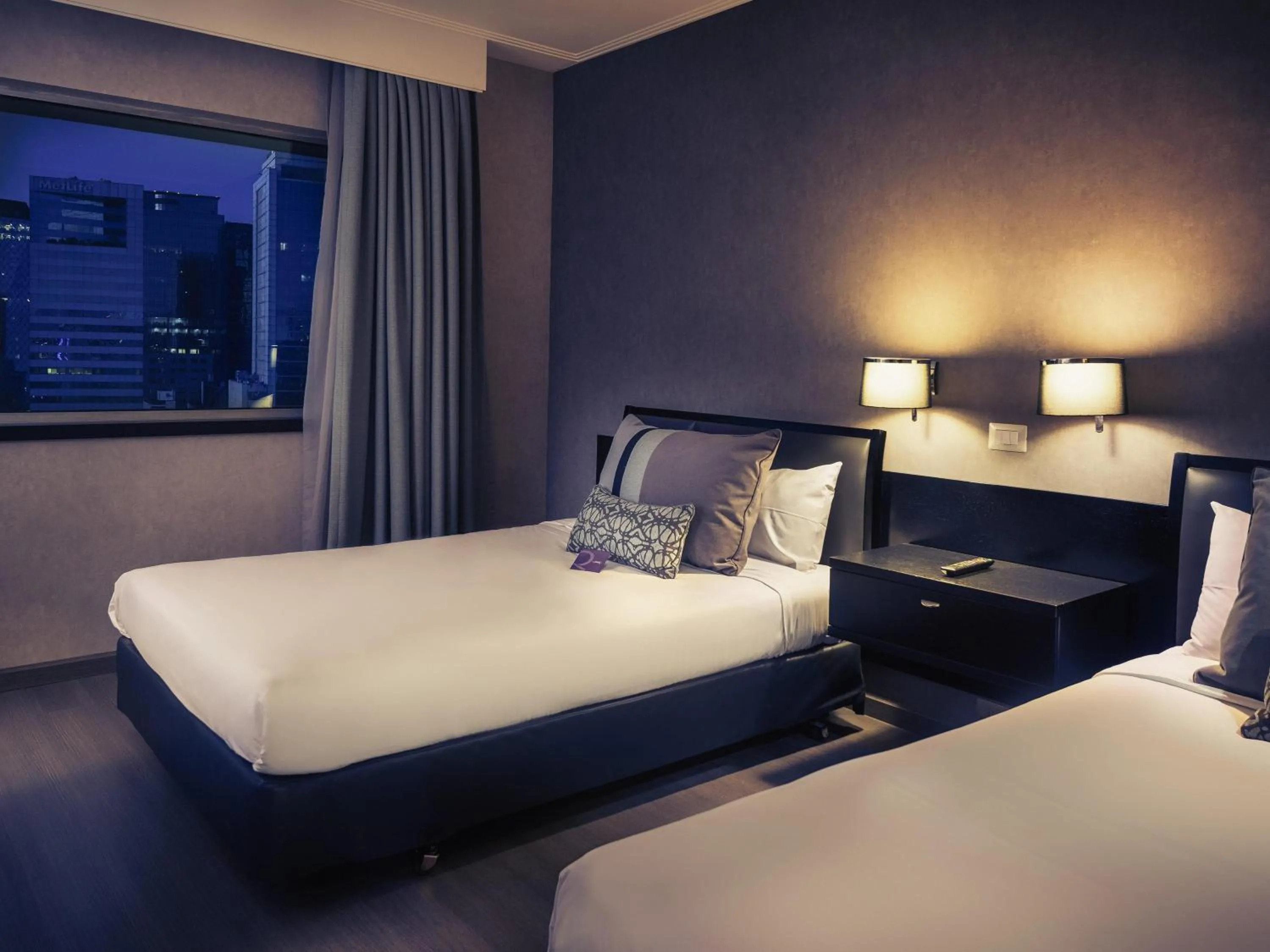 Bedroom, Bed in Mercure Santiago Centro