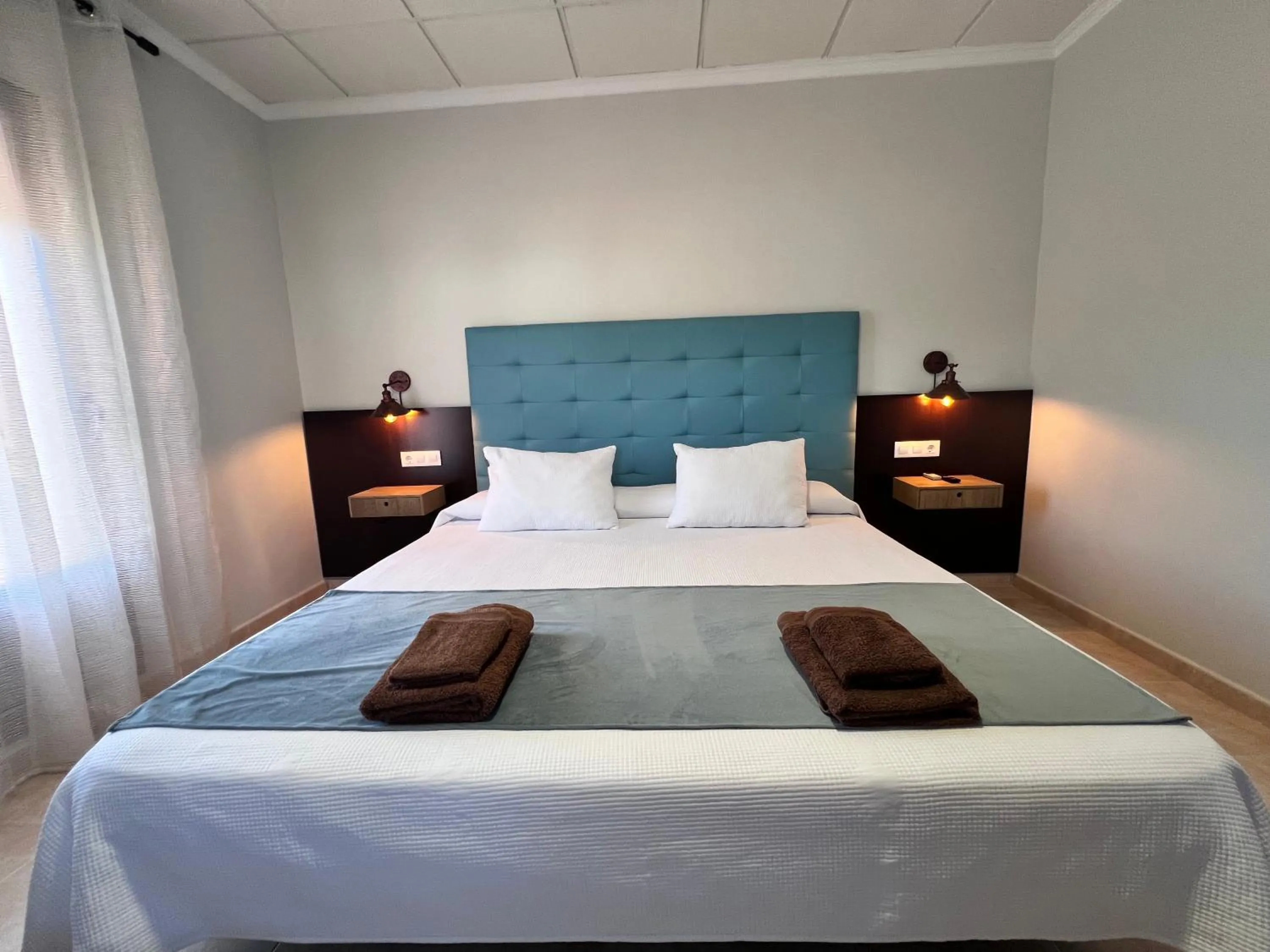 Bed in Hotel Don Juan