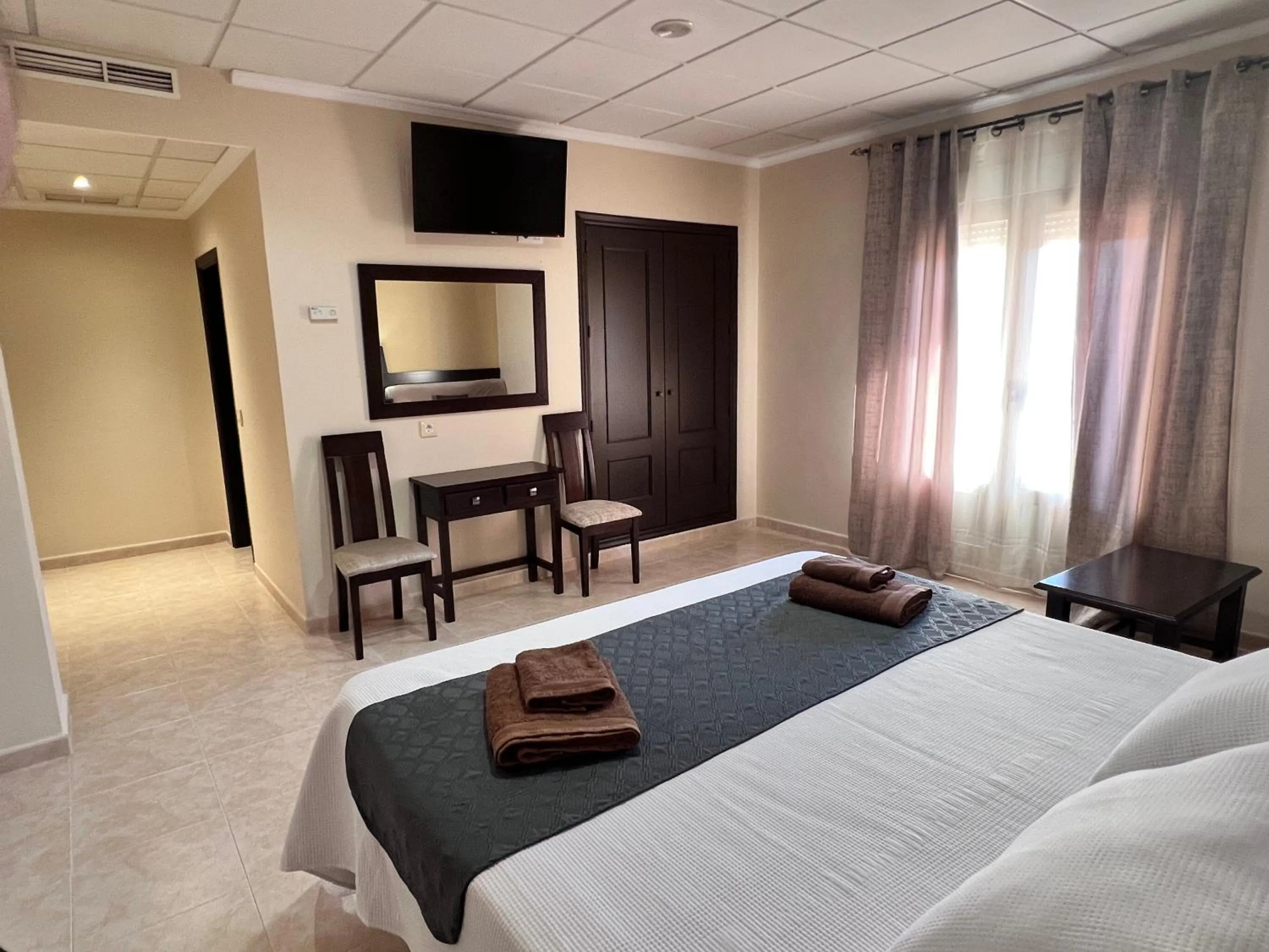 Bed in Hotel Don Juan