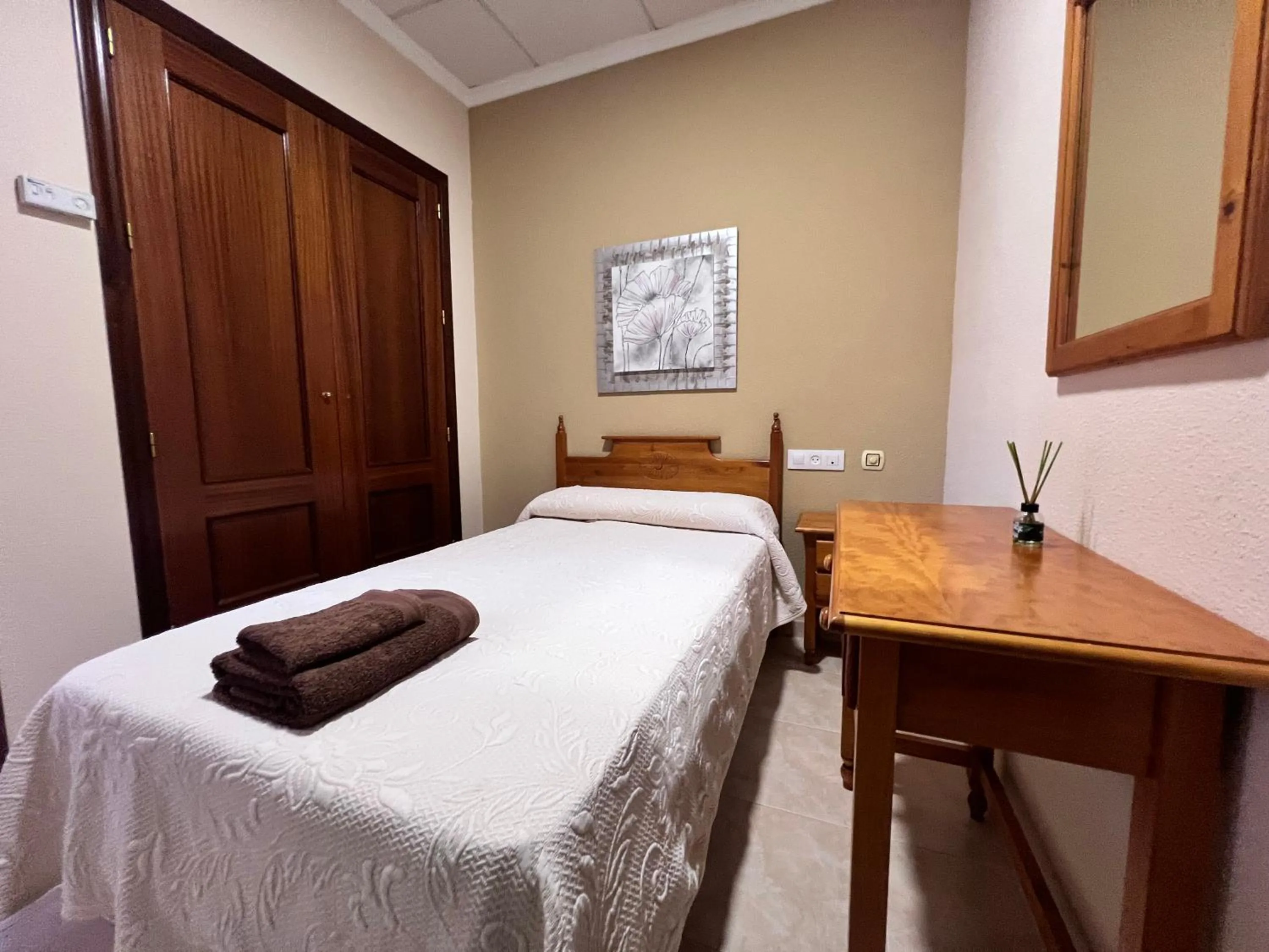 Bed in Hotel Don Juan