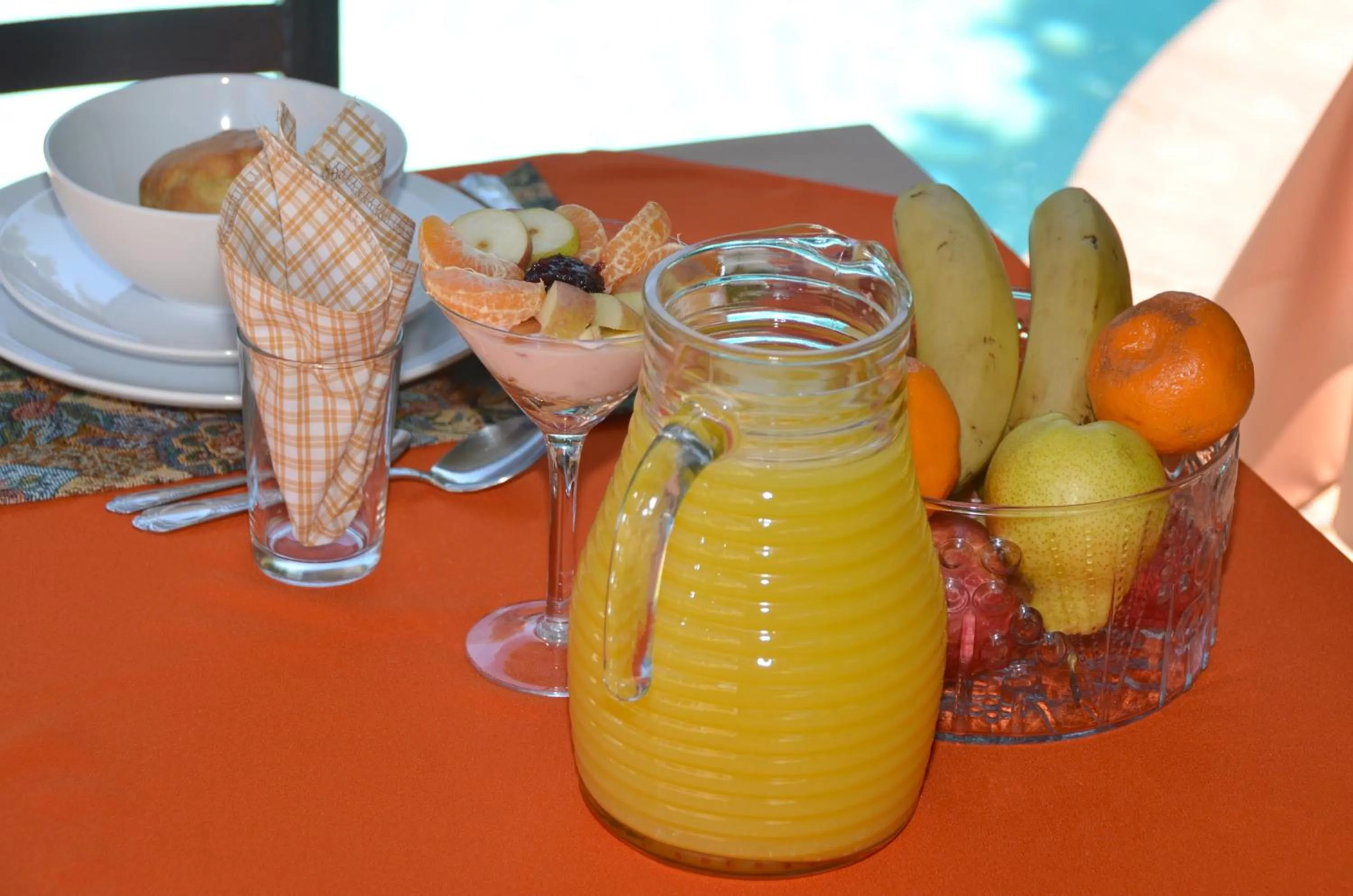 Continental breakfast in Ukarimu Guest House