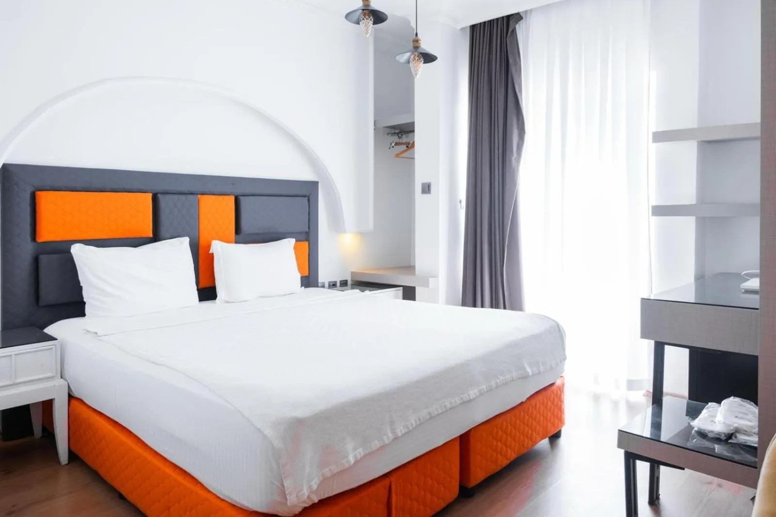 Photo of the whole room, Bed in NFK The House Hotel